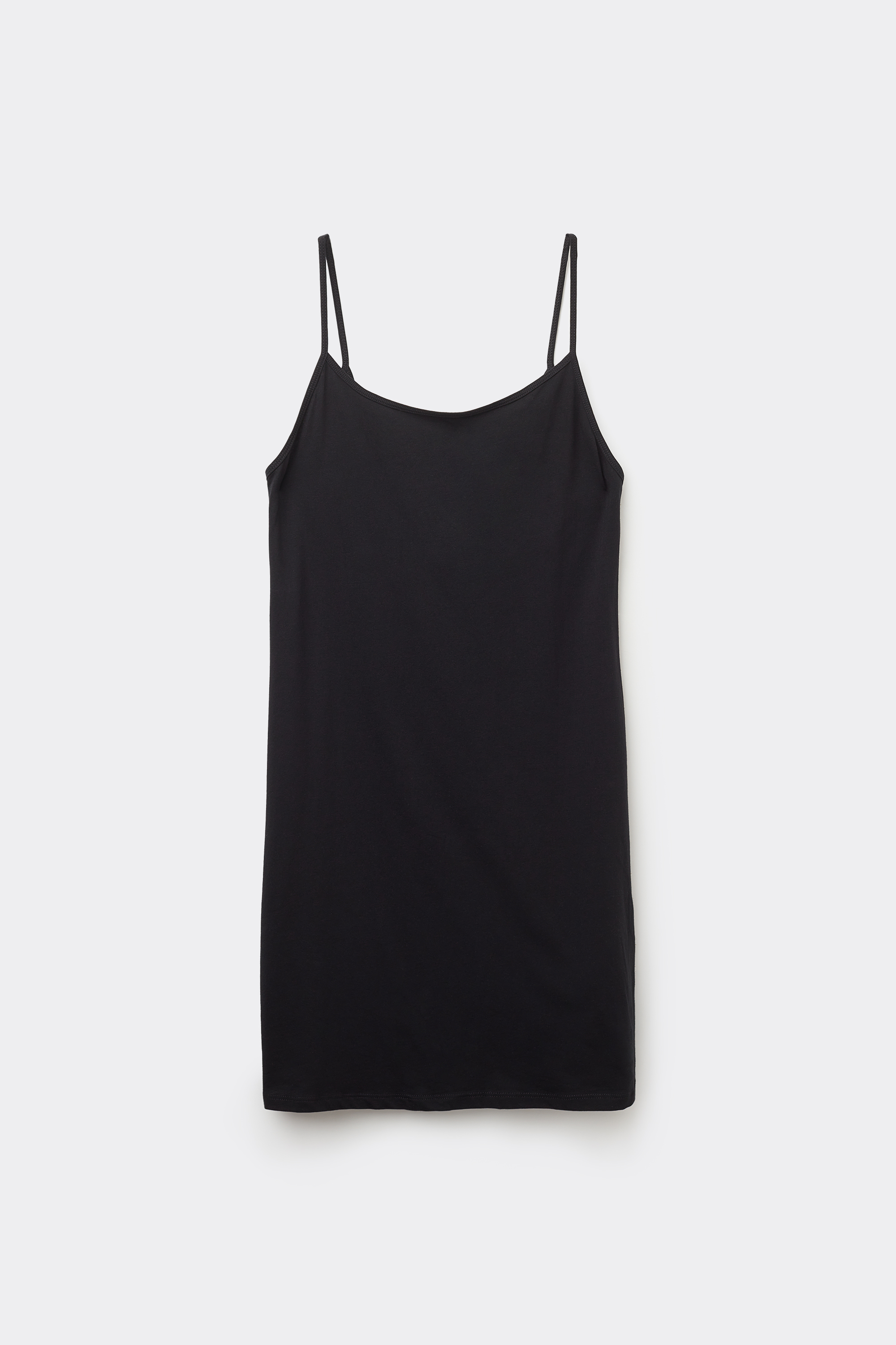 Cotton Slip with Thin Shoulder Straps