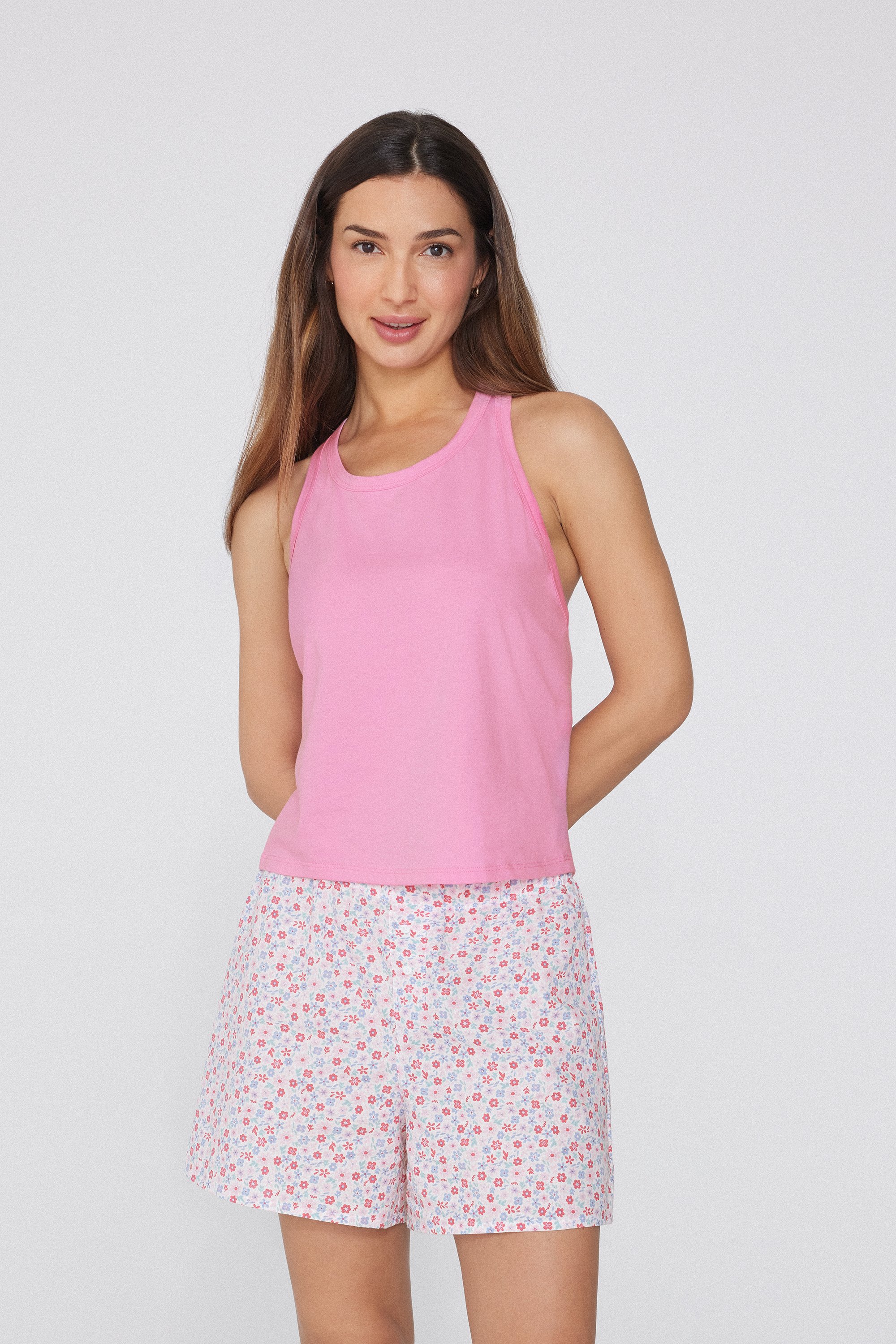 Camisola de Al&ccedil;as Largas em Algod&atilde;o