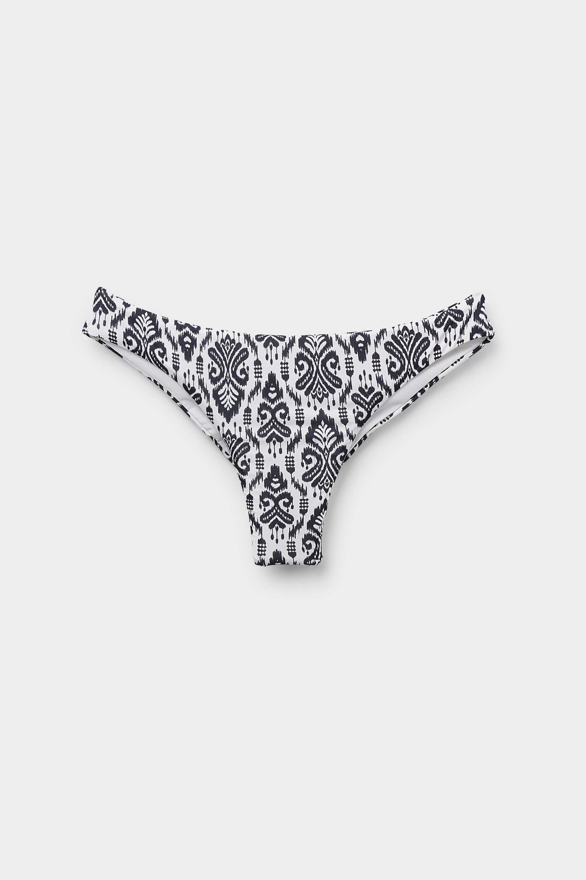 Ethnic Harmony Rounded High-Leg Brazilian Bikini Bottoms