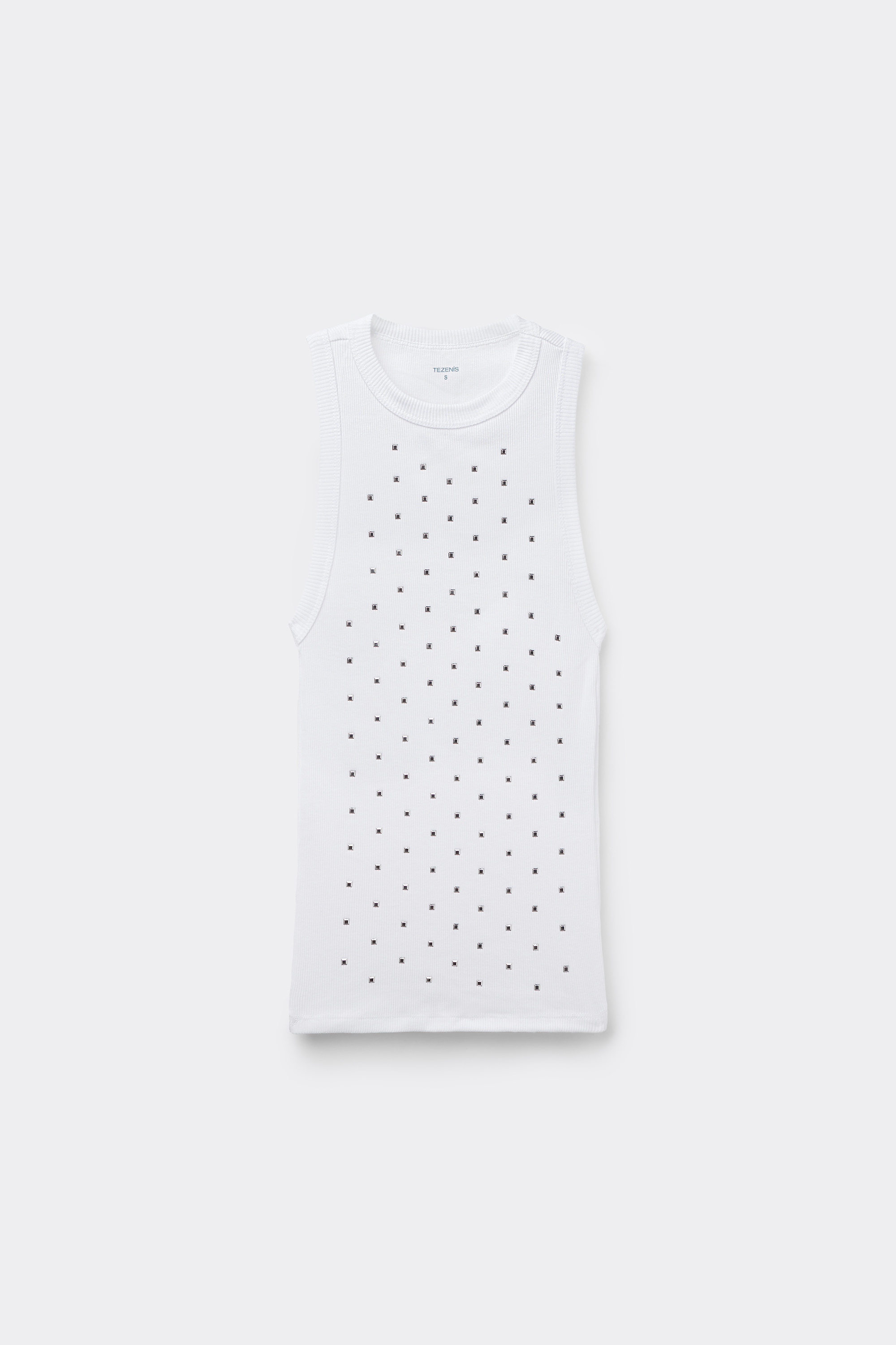 Žebrovan&eacute; T&iacute;lko s V&yacute;střihem ke Krku s Cvočky