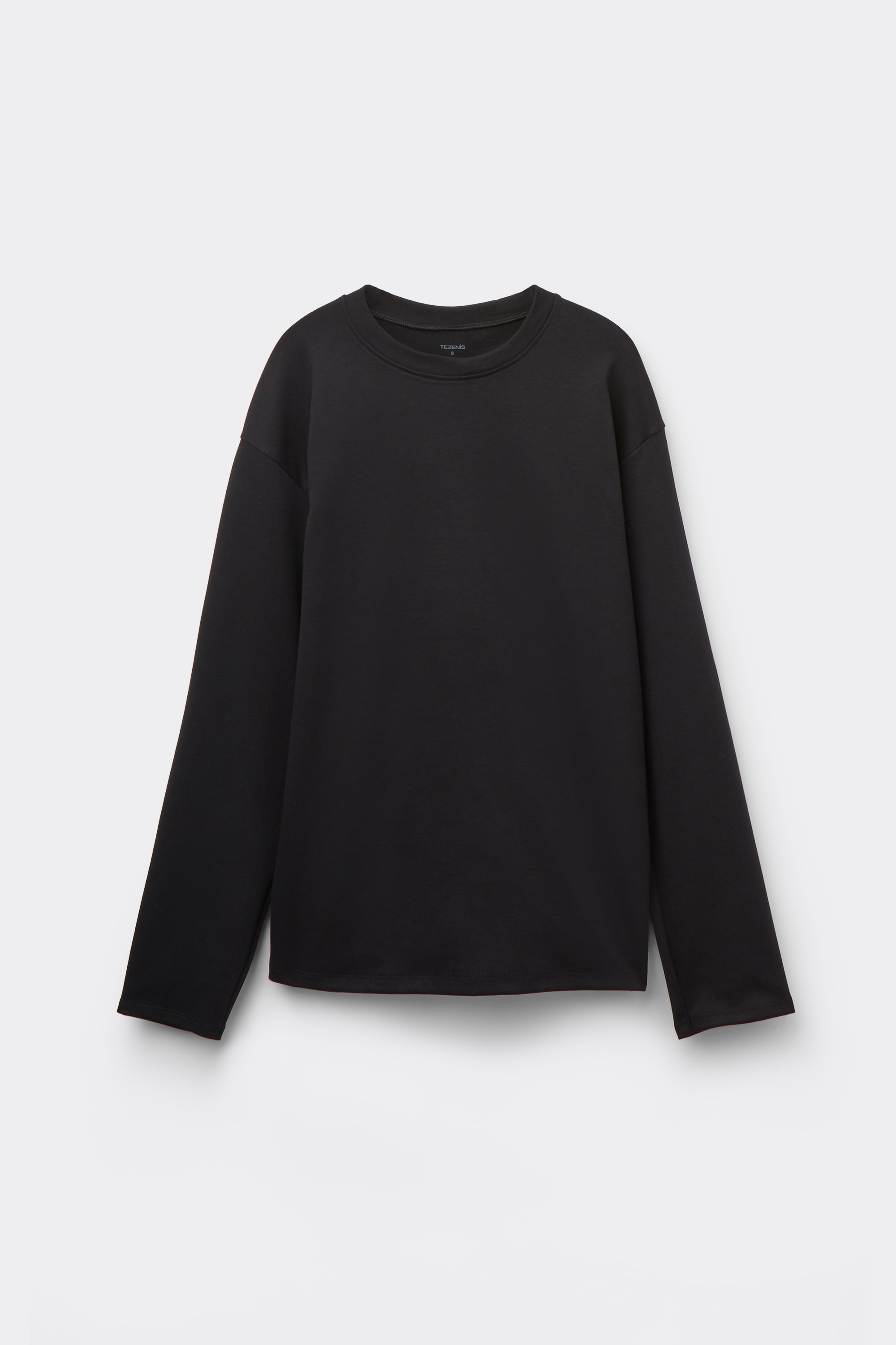 Long Sleeve Crewneck 100% Mid-Weight Cotton Sweater