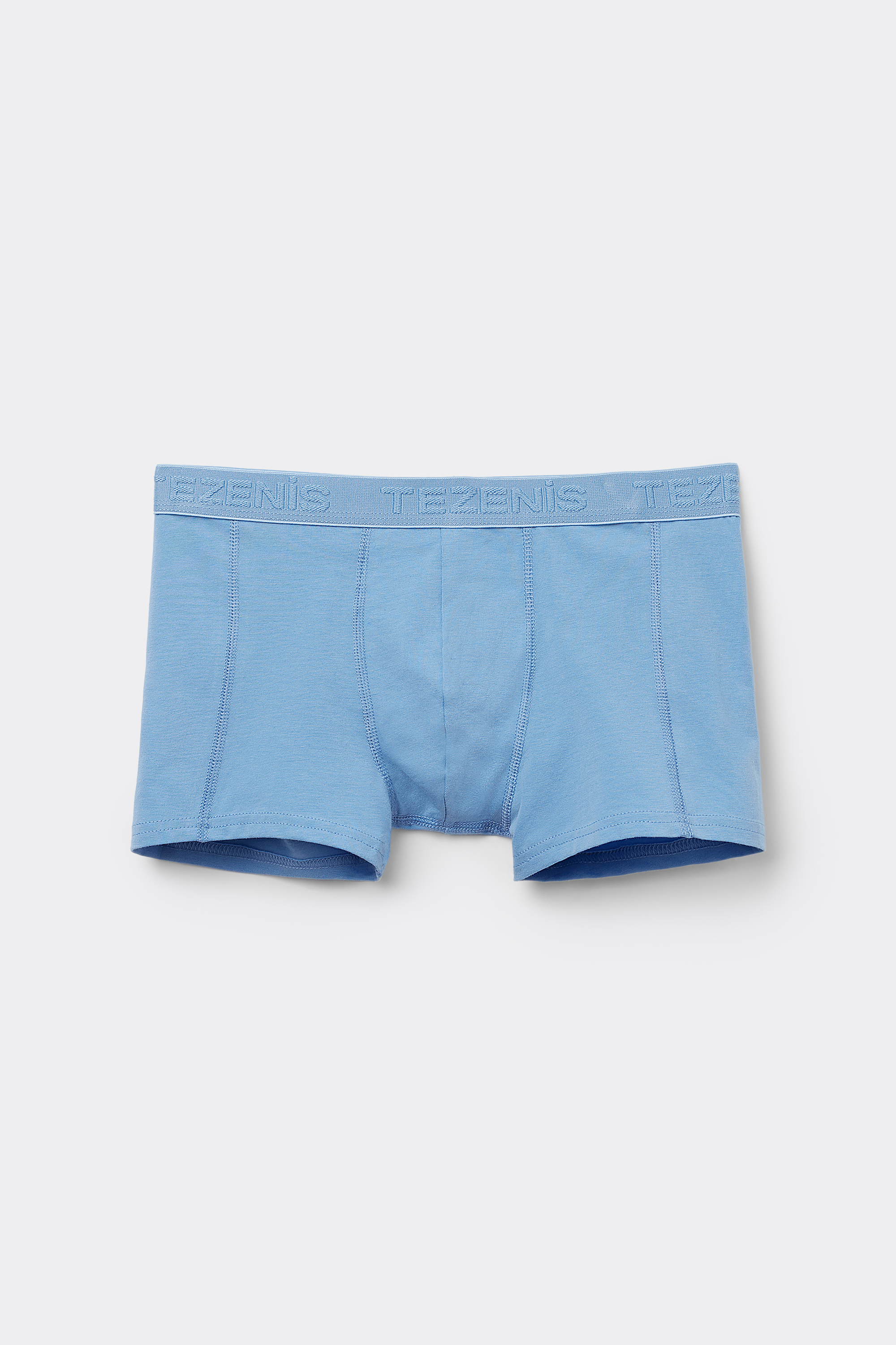 Boxers de Algod&atilde;o Org&acirc;nico Costuras Contrastantes com Log&oacute;tipo