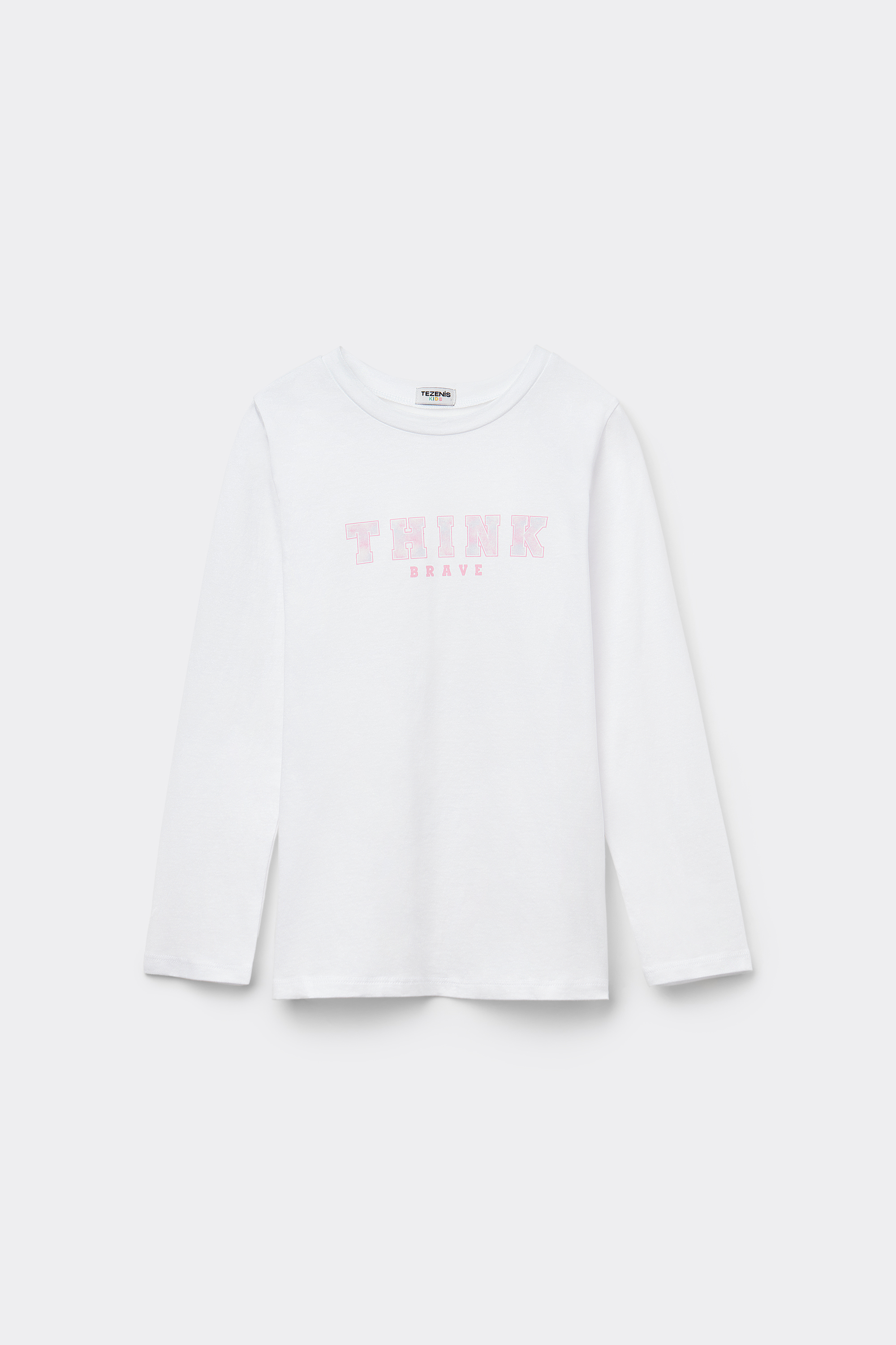 Girls&rsquo; Long Sleeve Printed Cotton Top