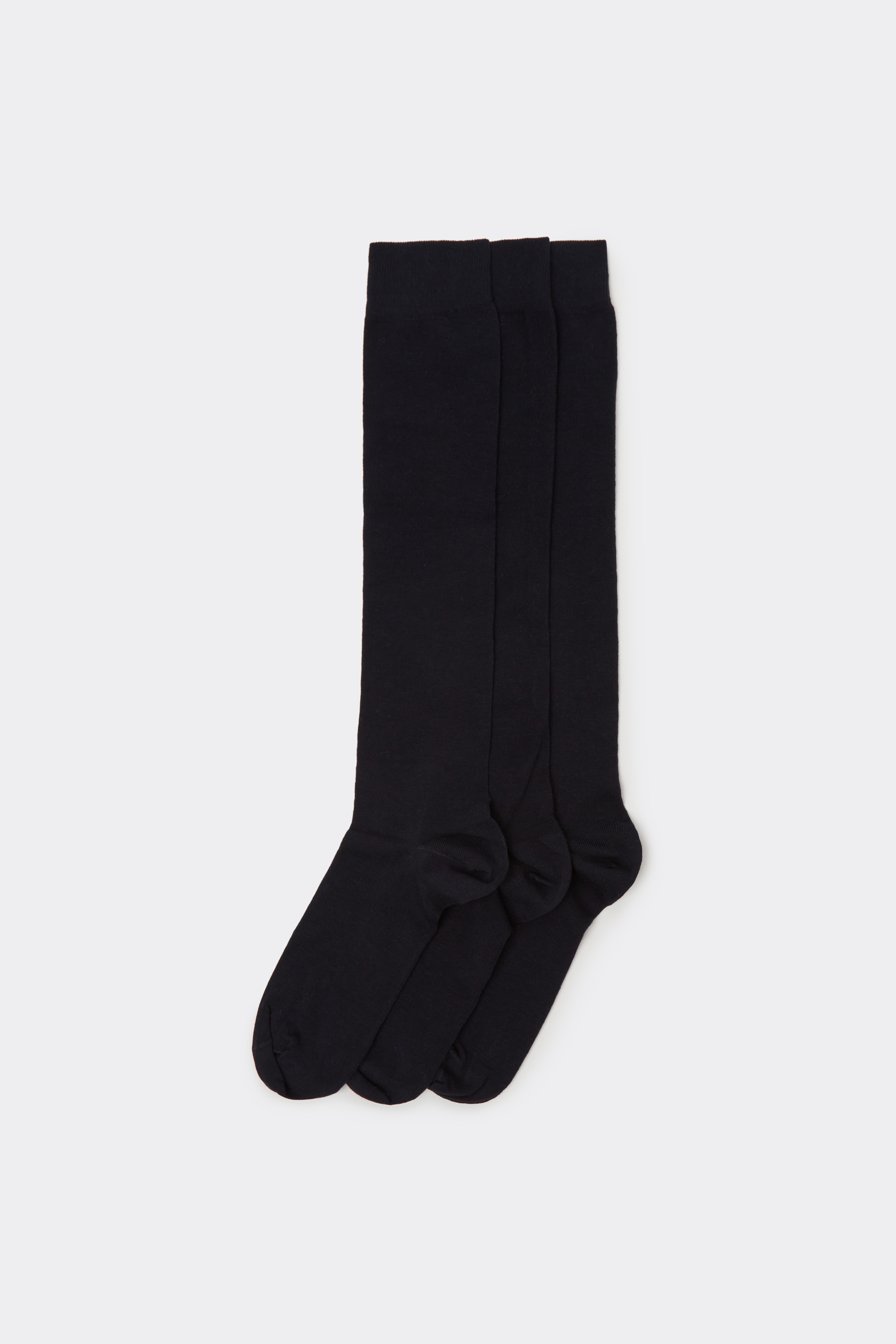 3 X Calzino Lungo Cotone Leggero