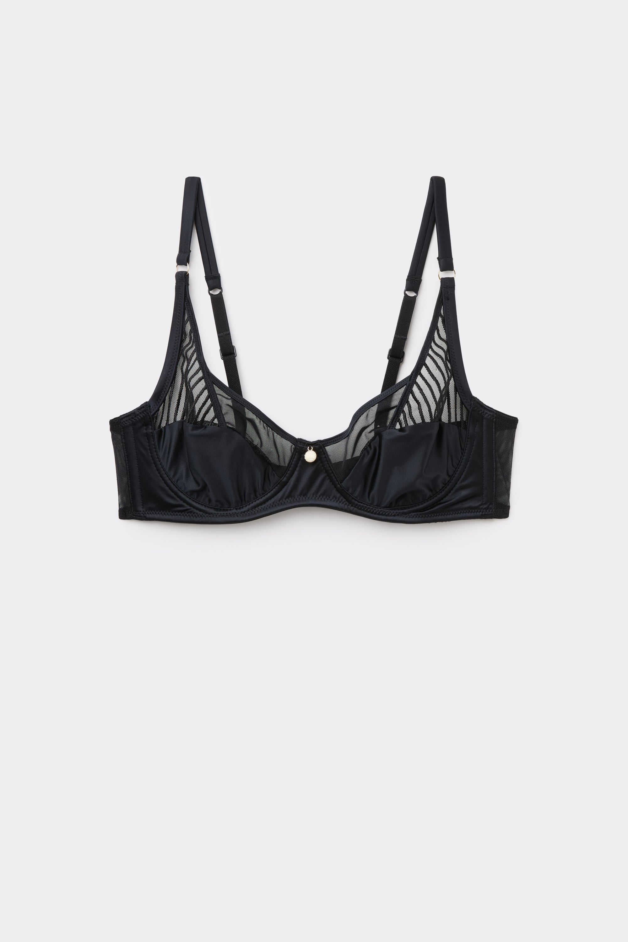 Paris Sheer Lines Balconette Bra
