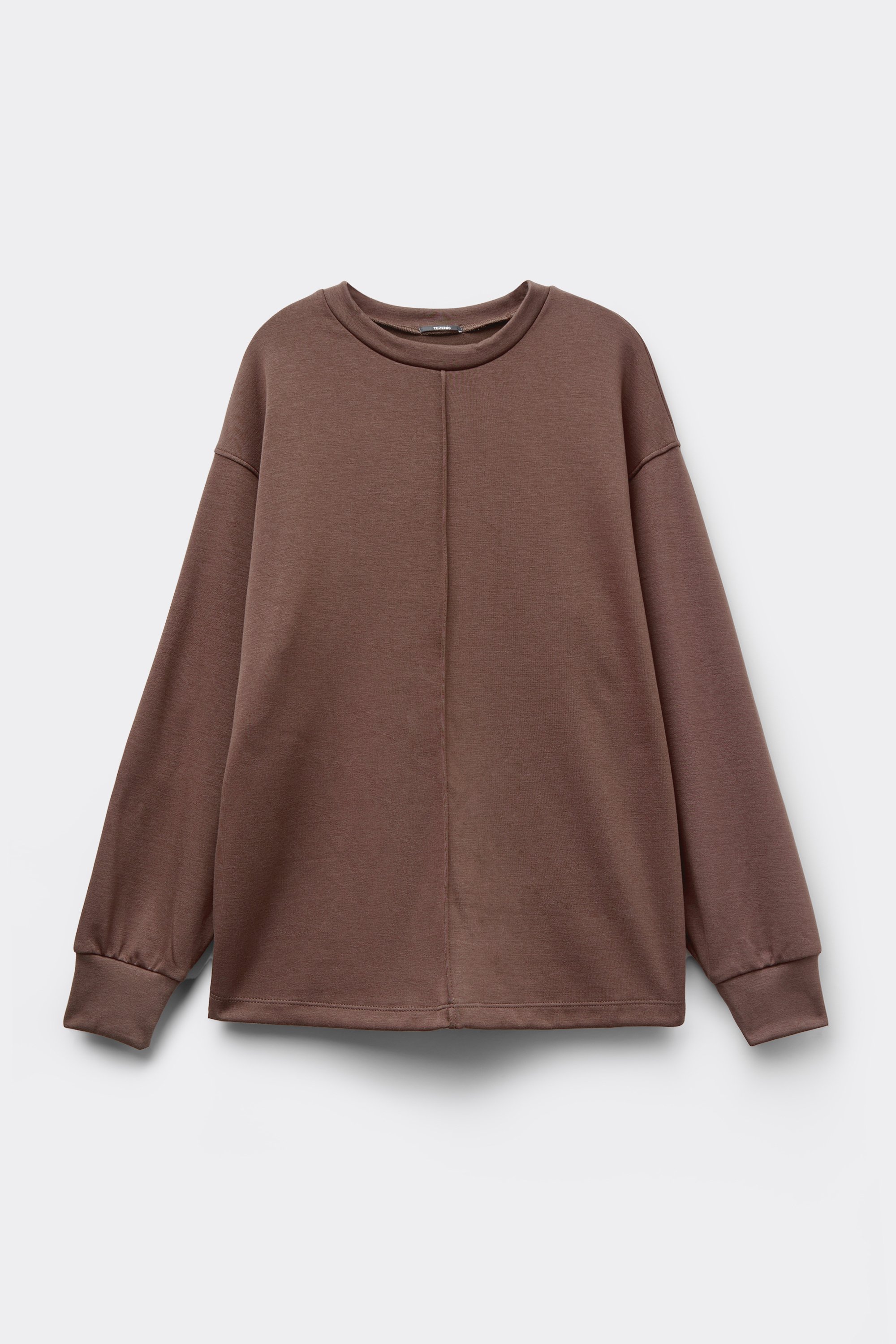 Soft Touch Long-Sleeved Heavyweight Crew-Neck Sweatshirt