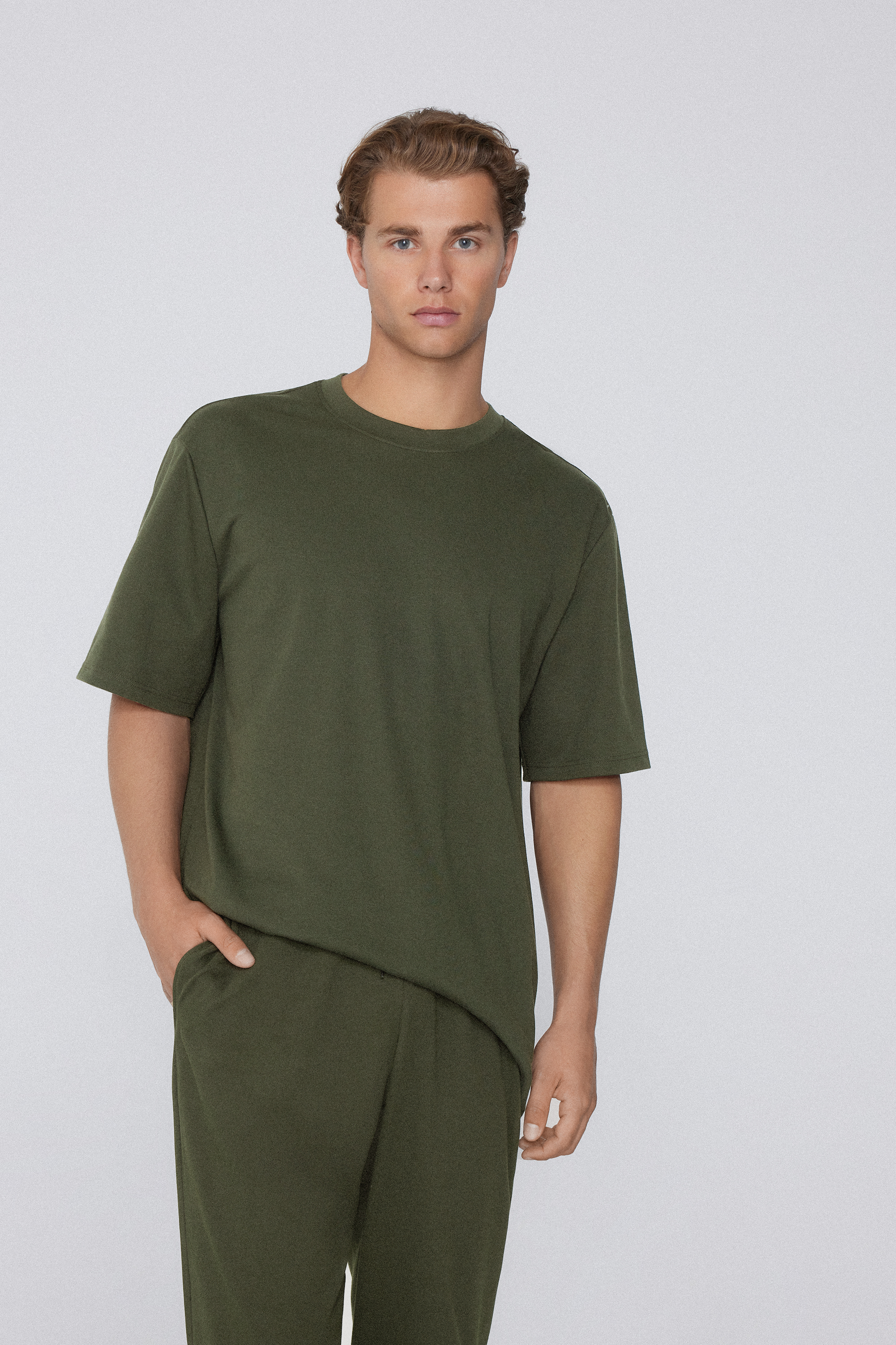 100% Heavy Cotton Crew-Neck T-Shirt