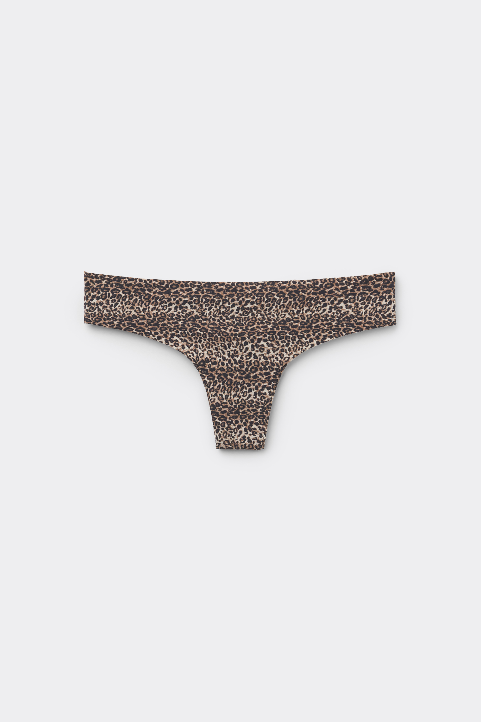 Raw Edge Brazilian Brief in Printed Microfiber