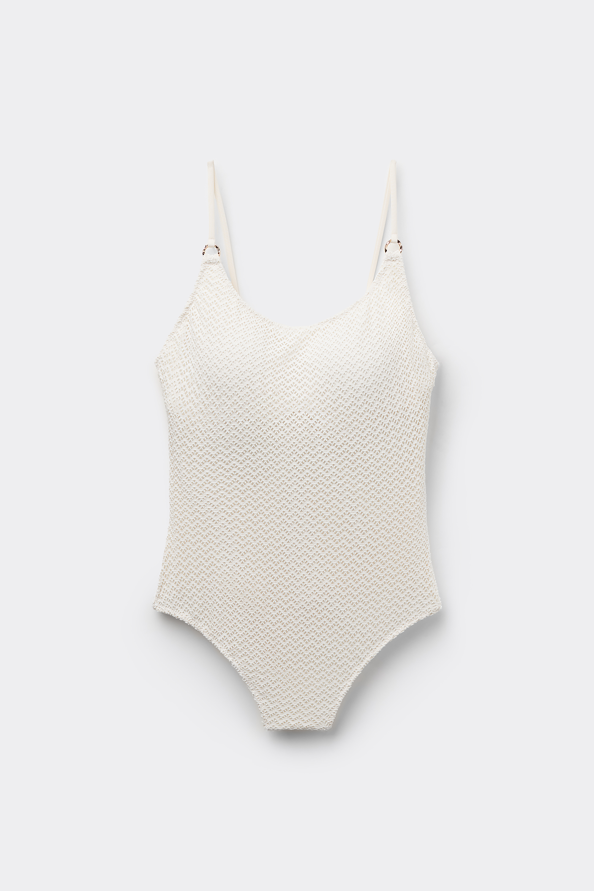 Precious Net Padded One-Piece Swimsuit