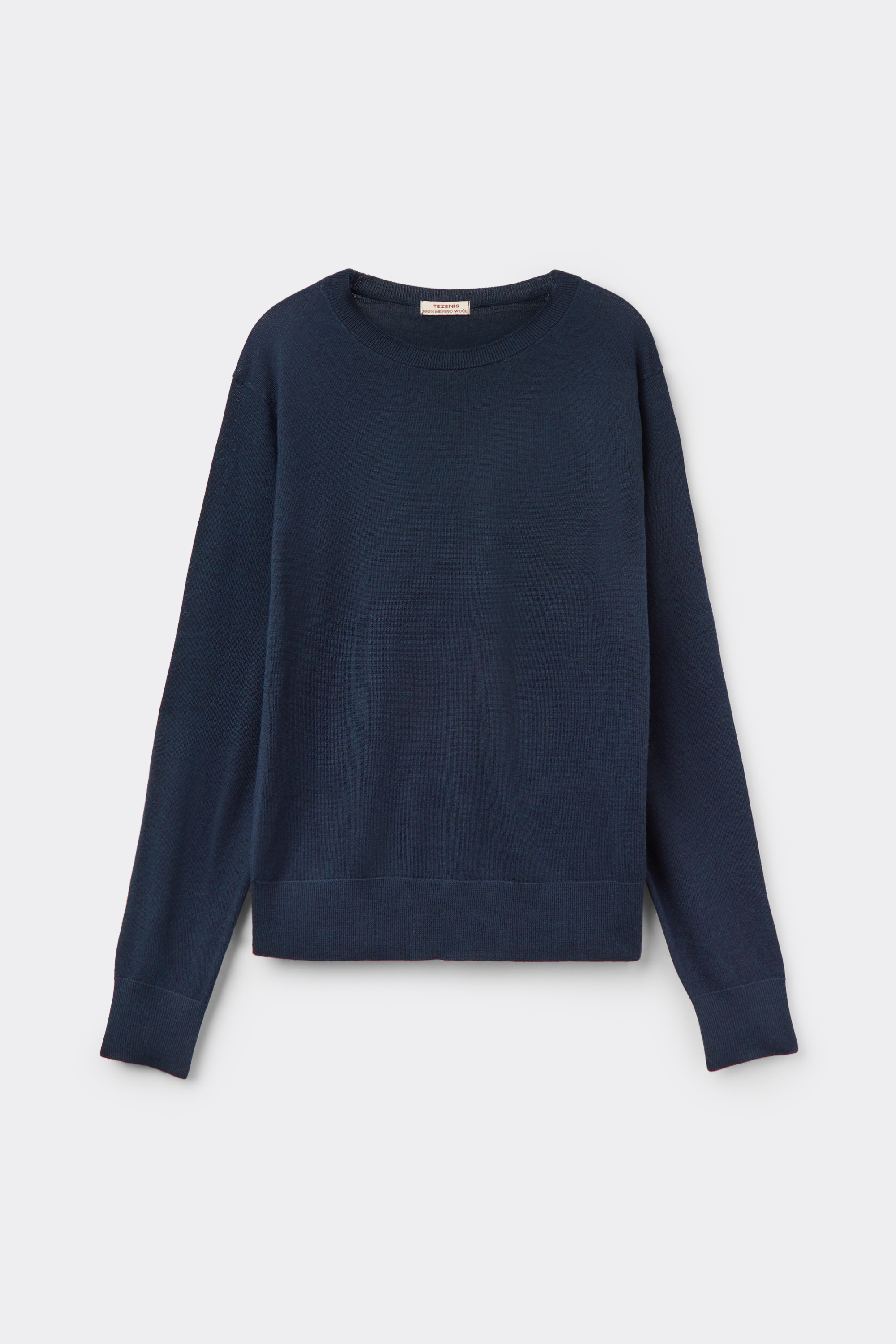 Hrub&yacute; Svetř&iacute;k s Kulat&yacute;m V&yacute;střihem ze 100% Vlny Merino