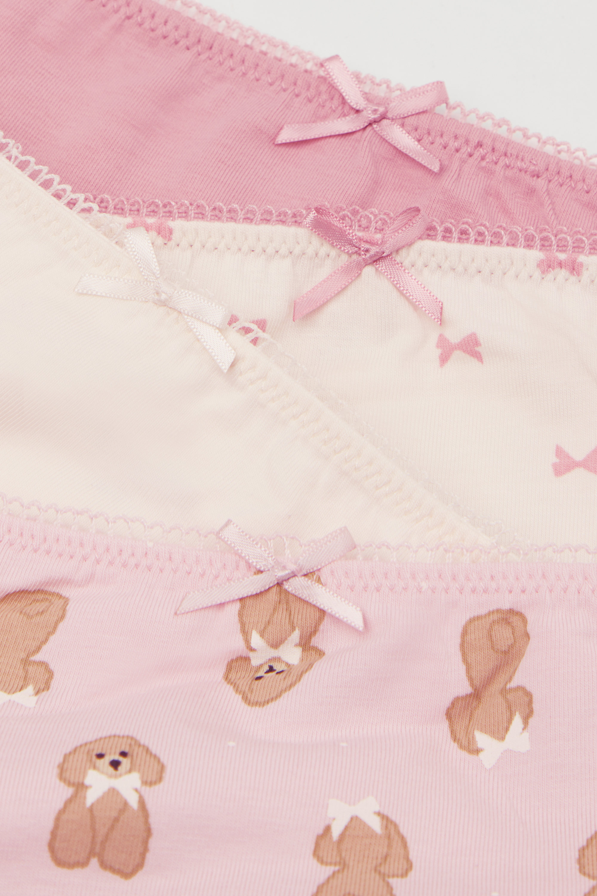 4 Pairs of Girls&rsquo; Printed Cotton Knickers