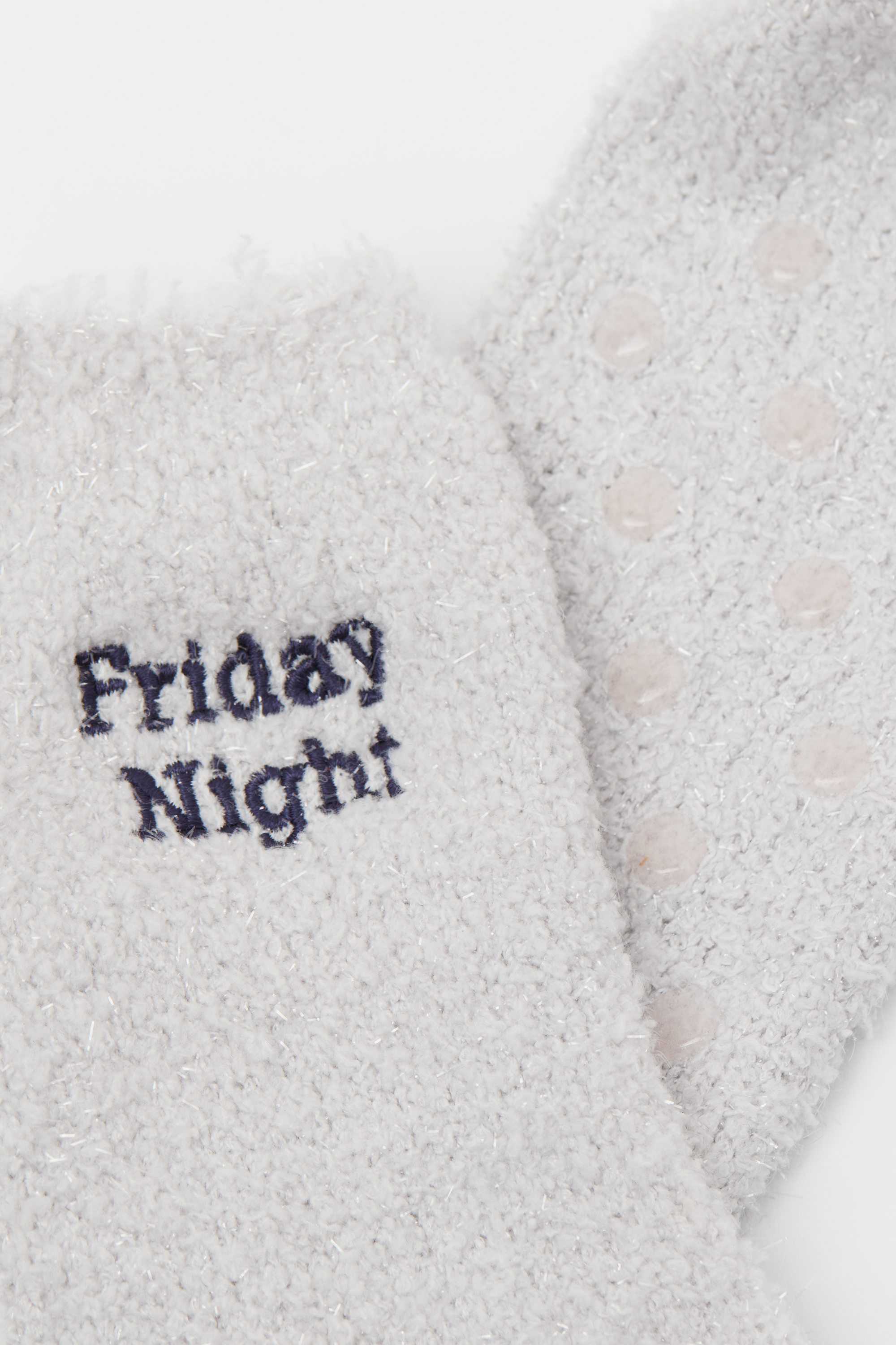 Women's Soft Embroidered Non-Slip Socks