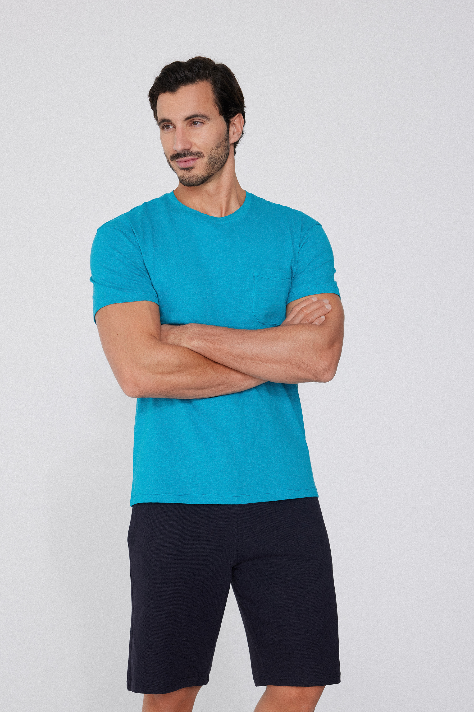 Cotton T-Shirt with Pocket