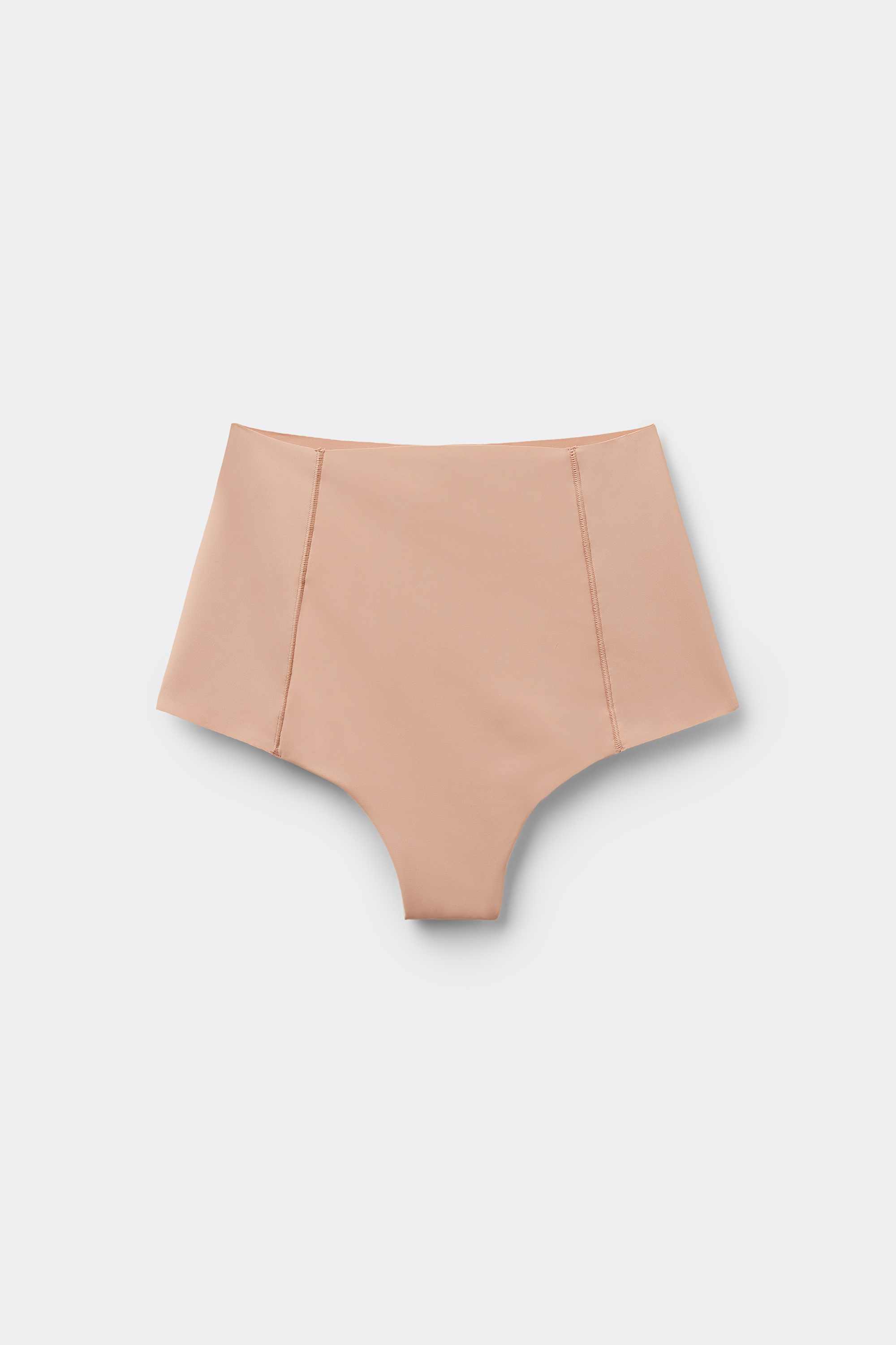 High-Waisted Laser-Cut Shaping Brazilian Panties