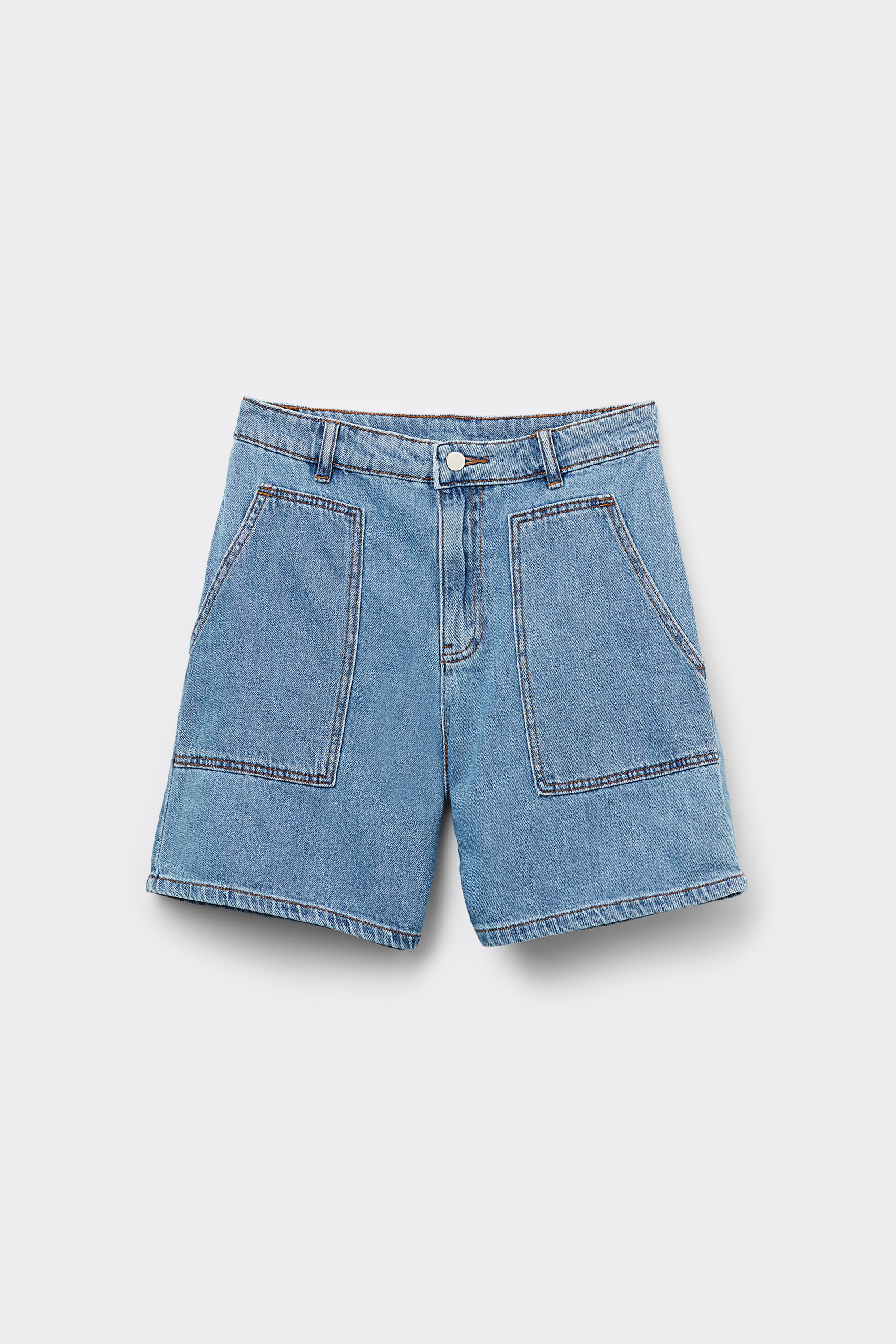 Denim Shorts with Pockets