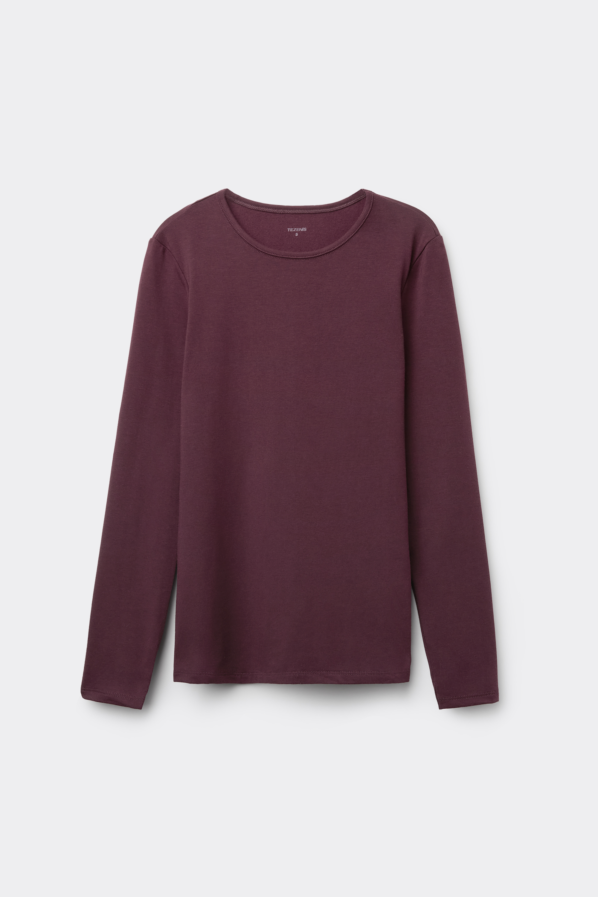 Cotton and Thermal Modal Rounded Neck Top