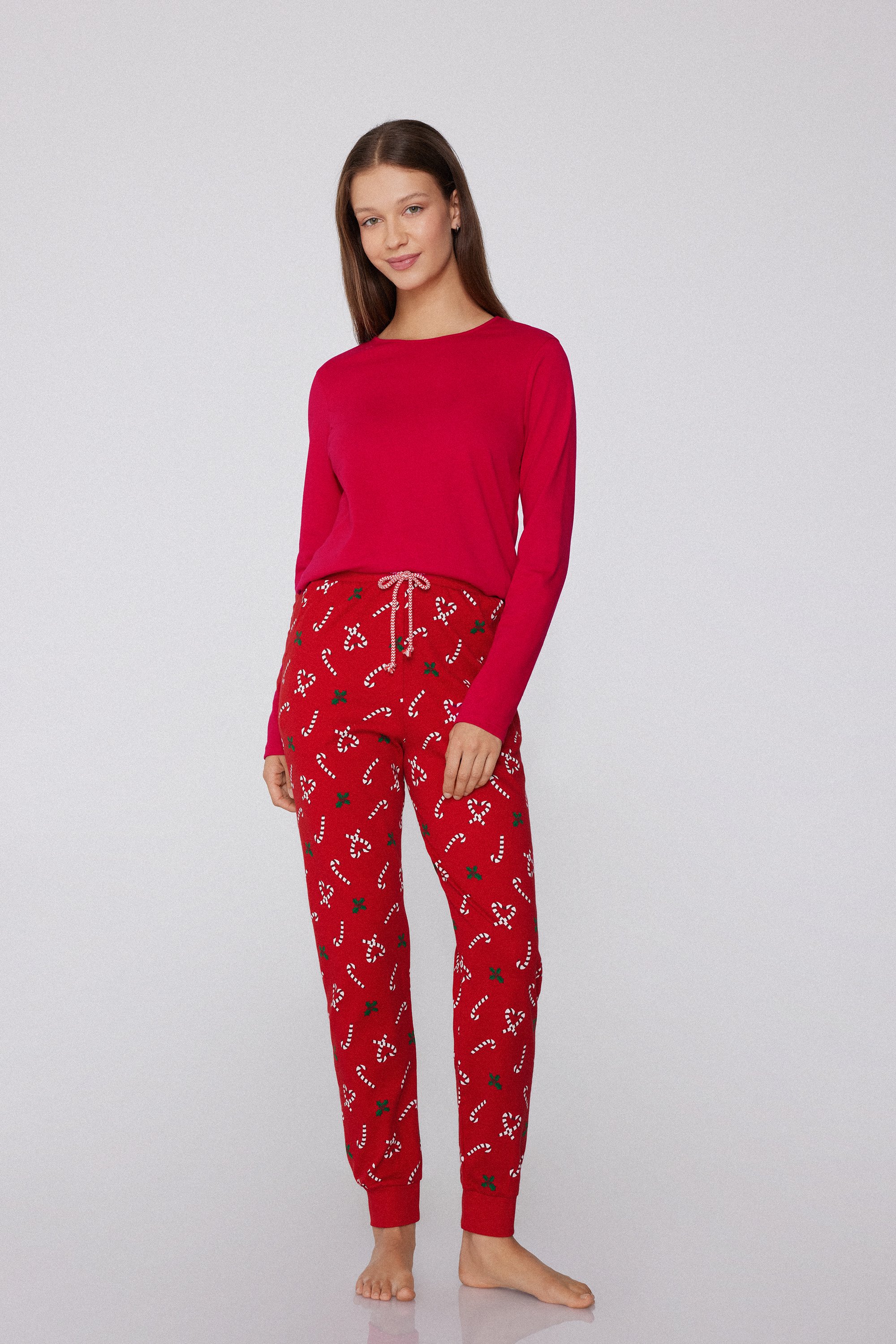 Printed Heavy Cotton Jogger Pants