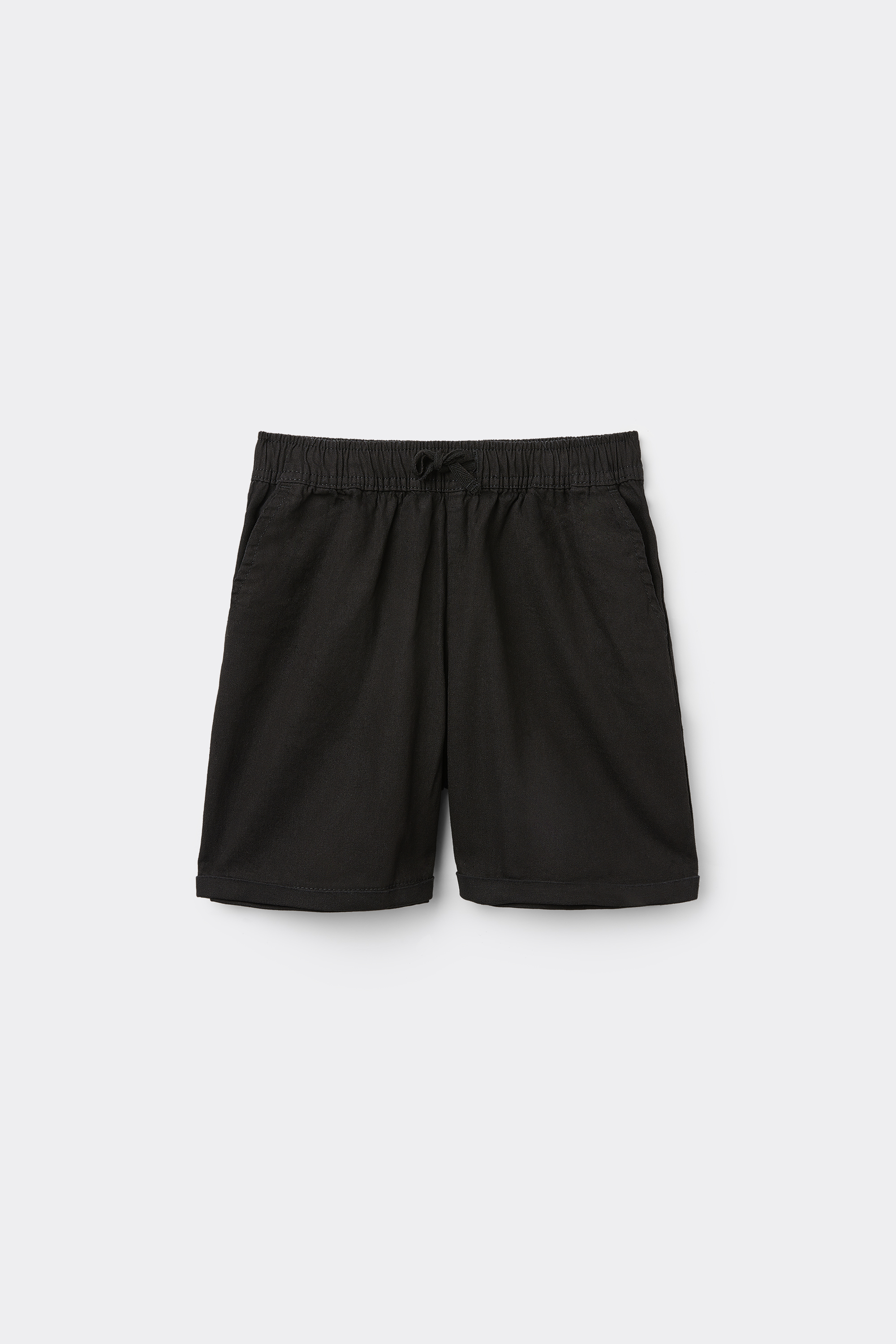 Short Denim Gar&ccedil;on Cordon de Serrage