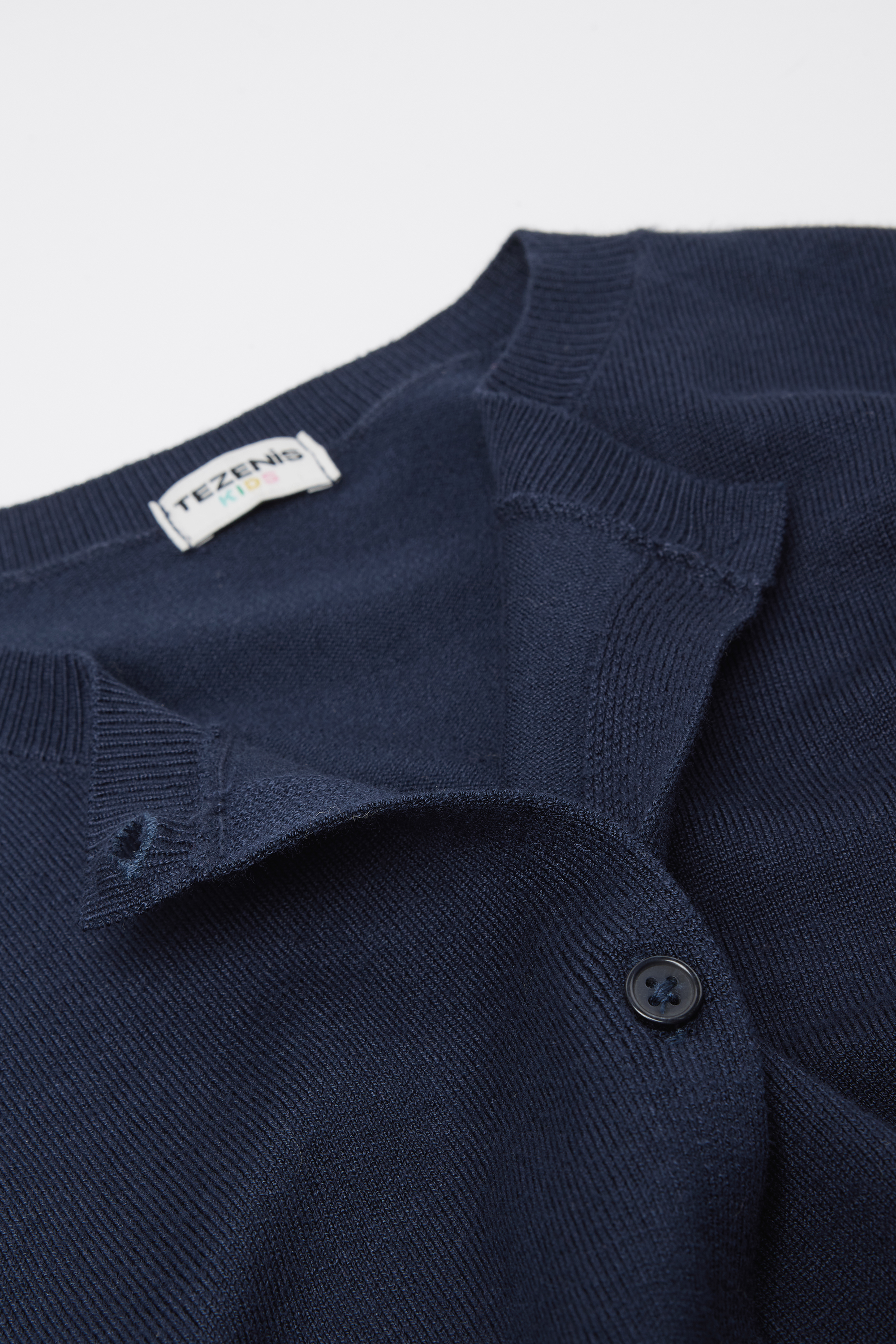 Cardigan Col Rond &agrave; Boutons Fille