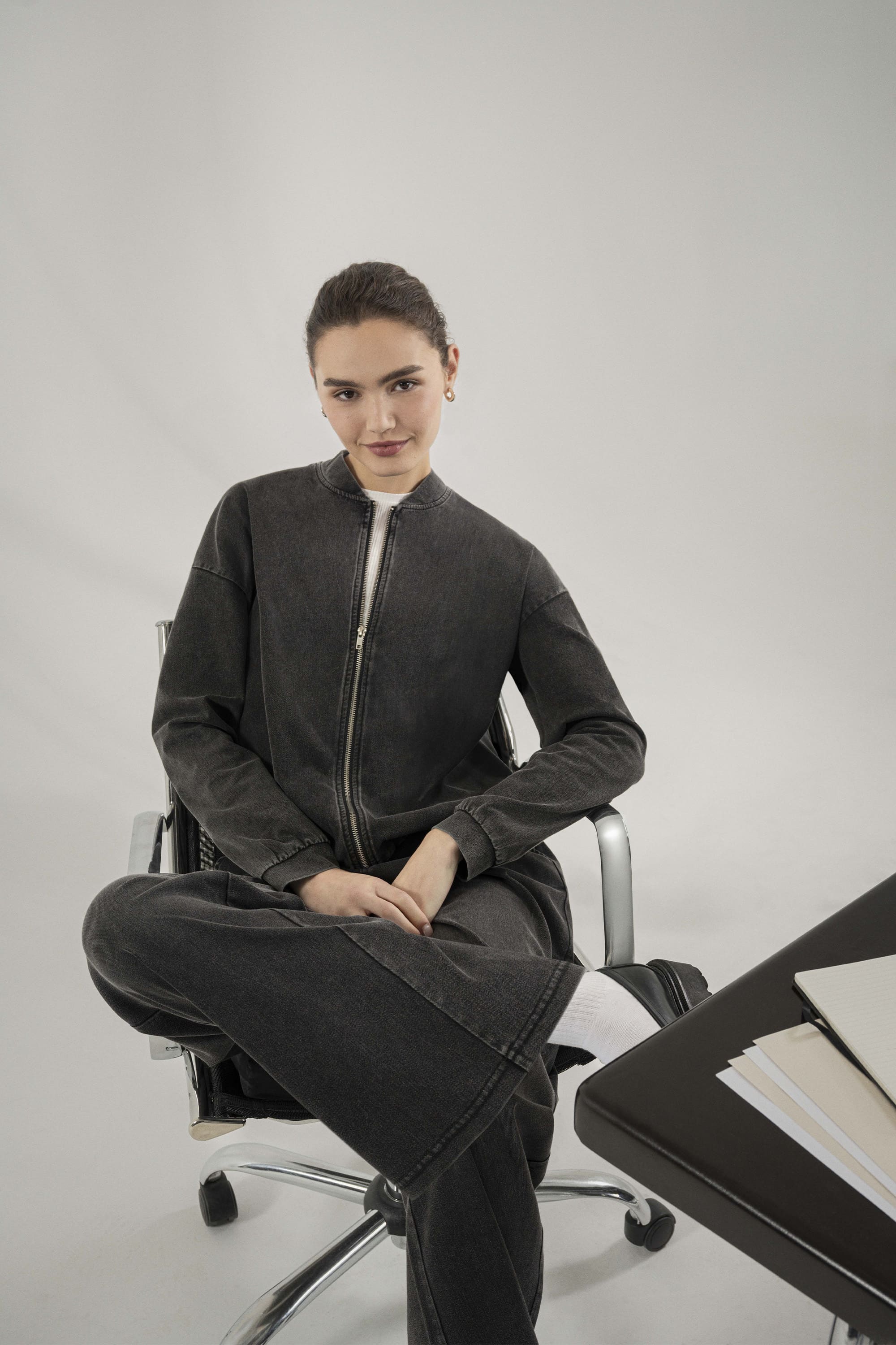 B&oacute;mber de Denim Stretch