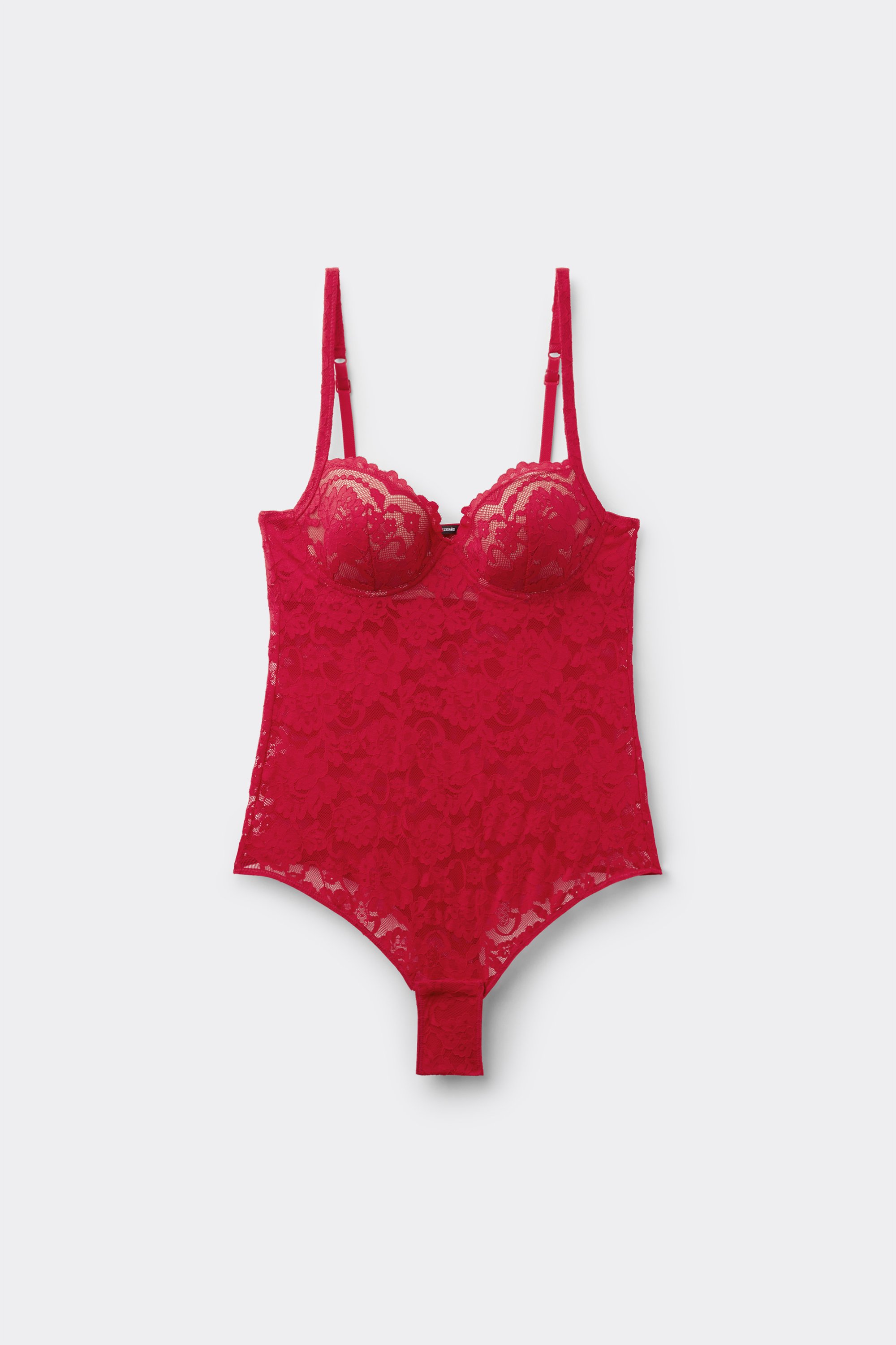 Romantic Fantasy Red Push-Up Bodysuit