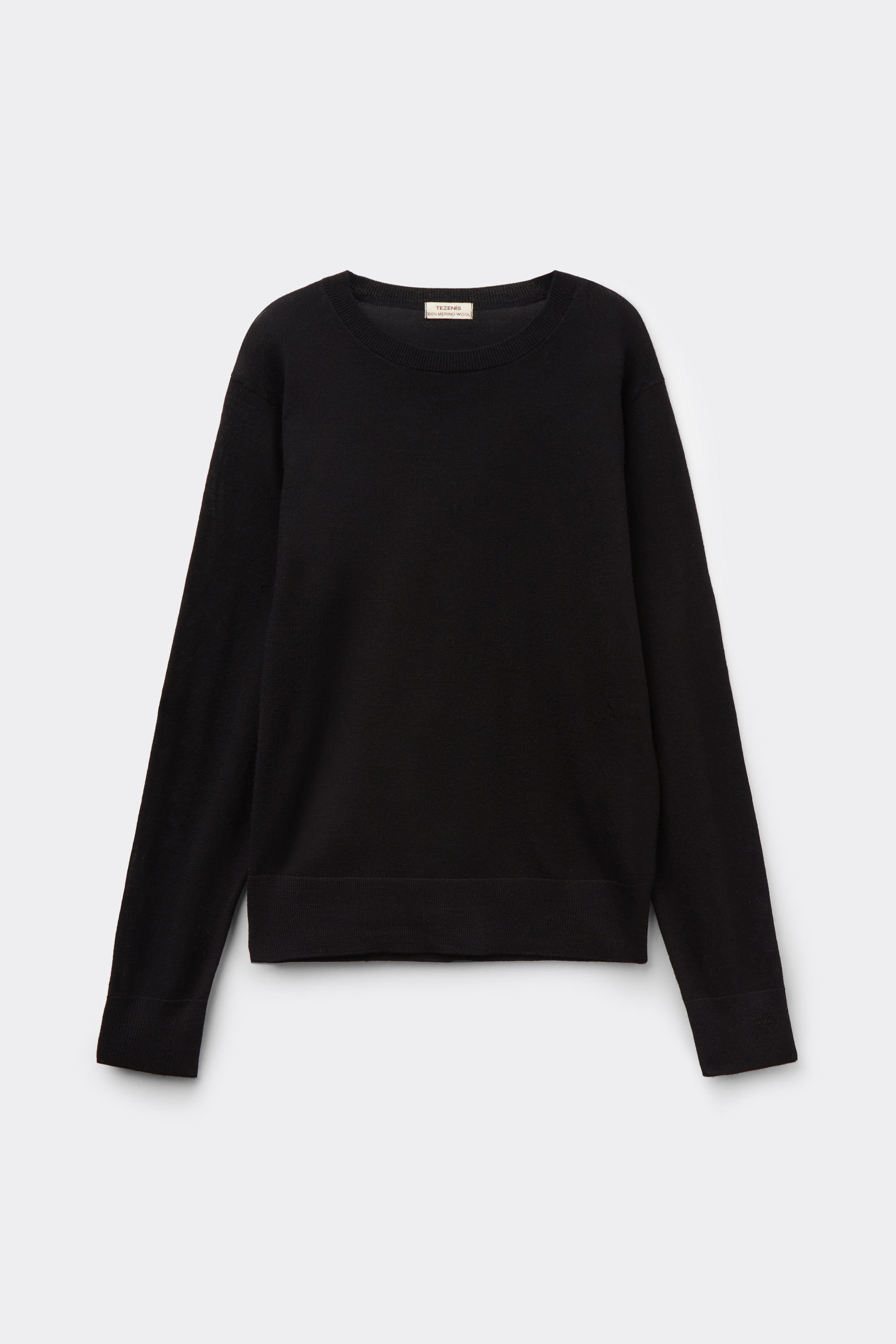 Topla Majica s Okruglim Izrezom, 100&nbsp;% Merino Vuna