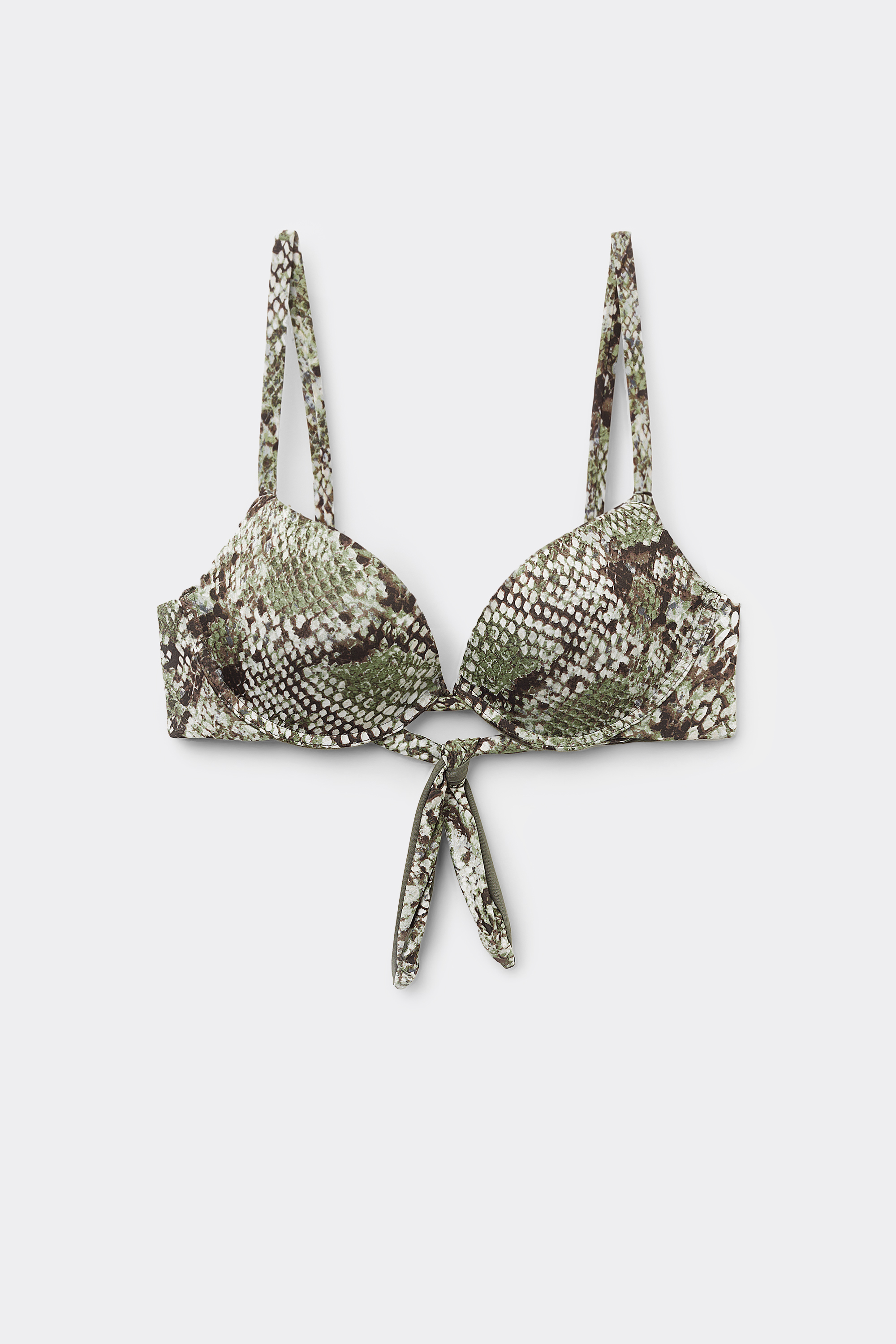 Classic Snake Push-Up Padded Bikini Top