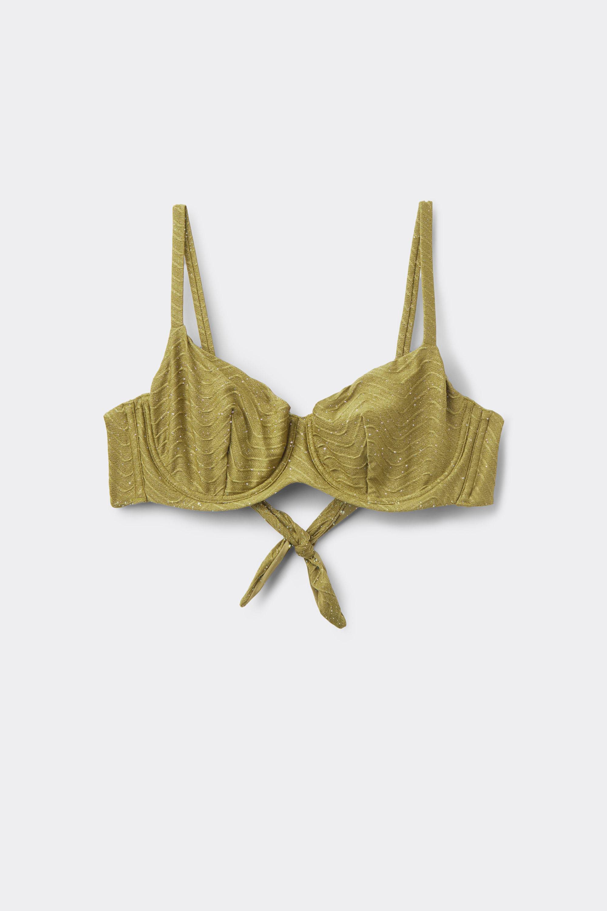 Top Bikini Balconette Sparkling Touch Verde Oliva