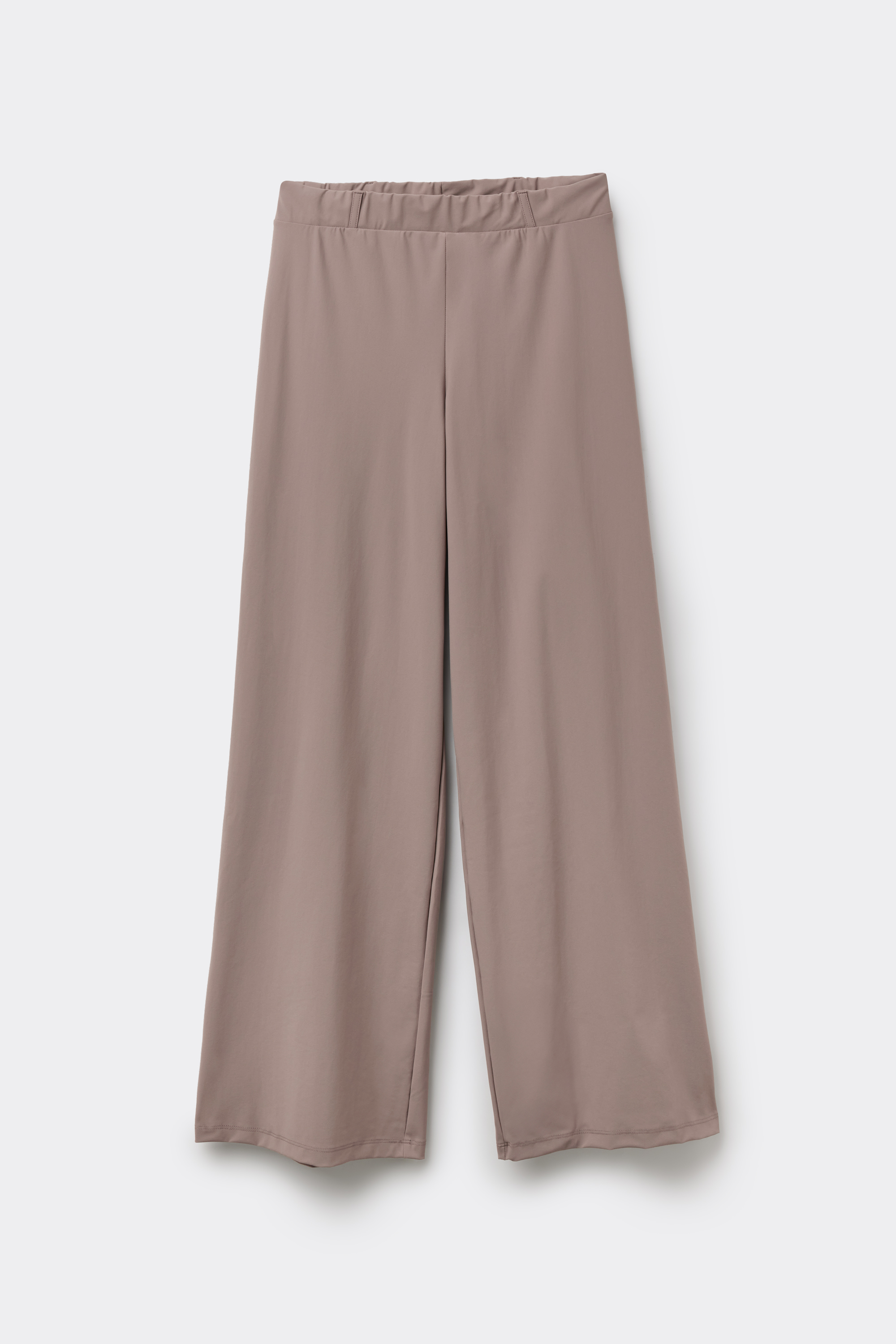 Lange Palazzohose aus Easy-Fit-Mikrofaser