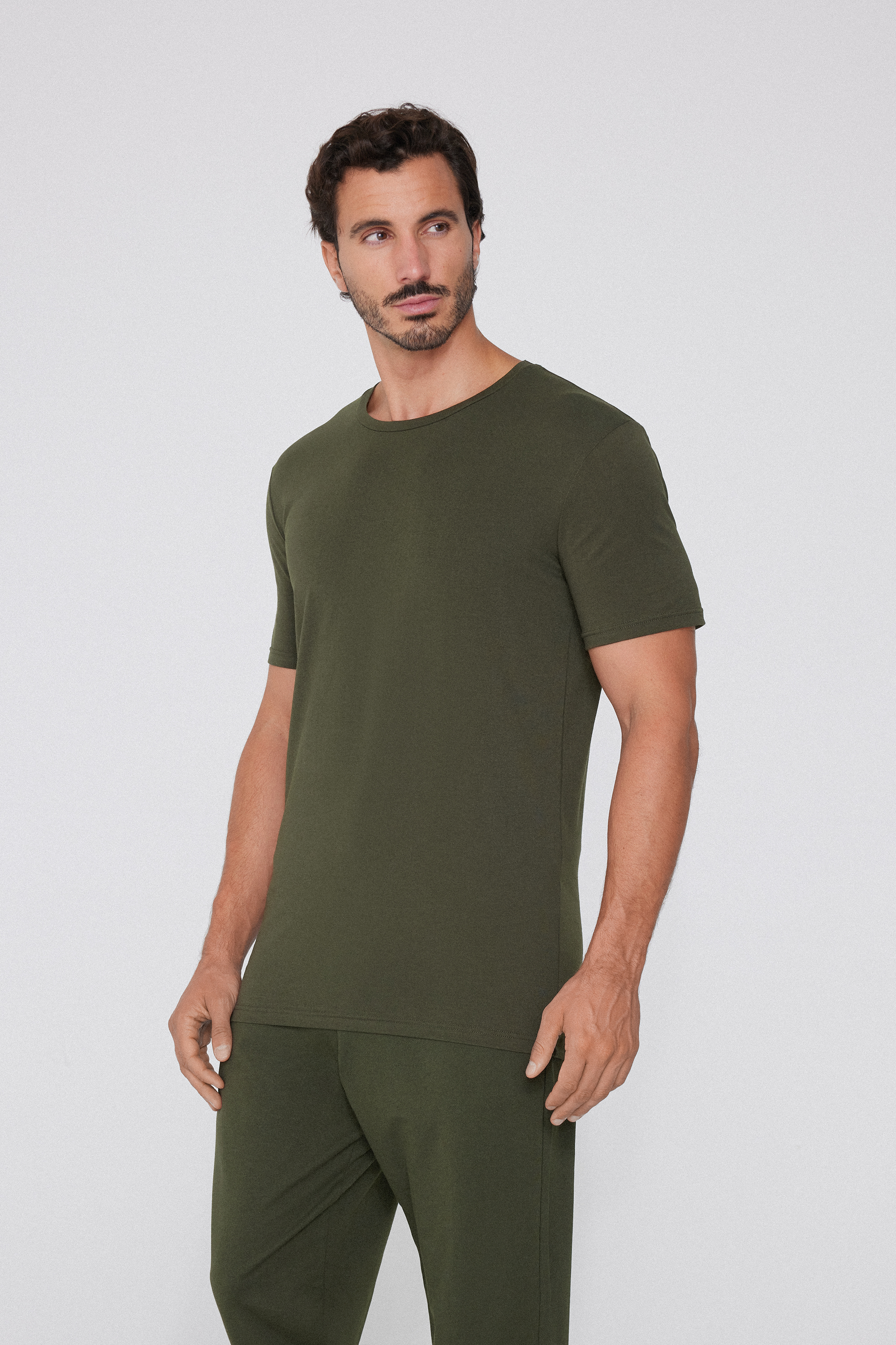 Koszulka z Elastycznej Bawełny Organicznej