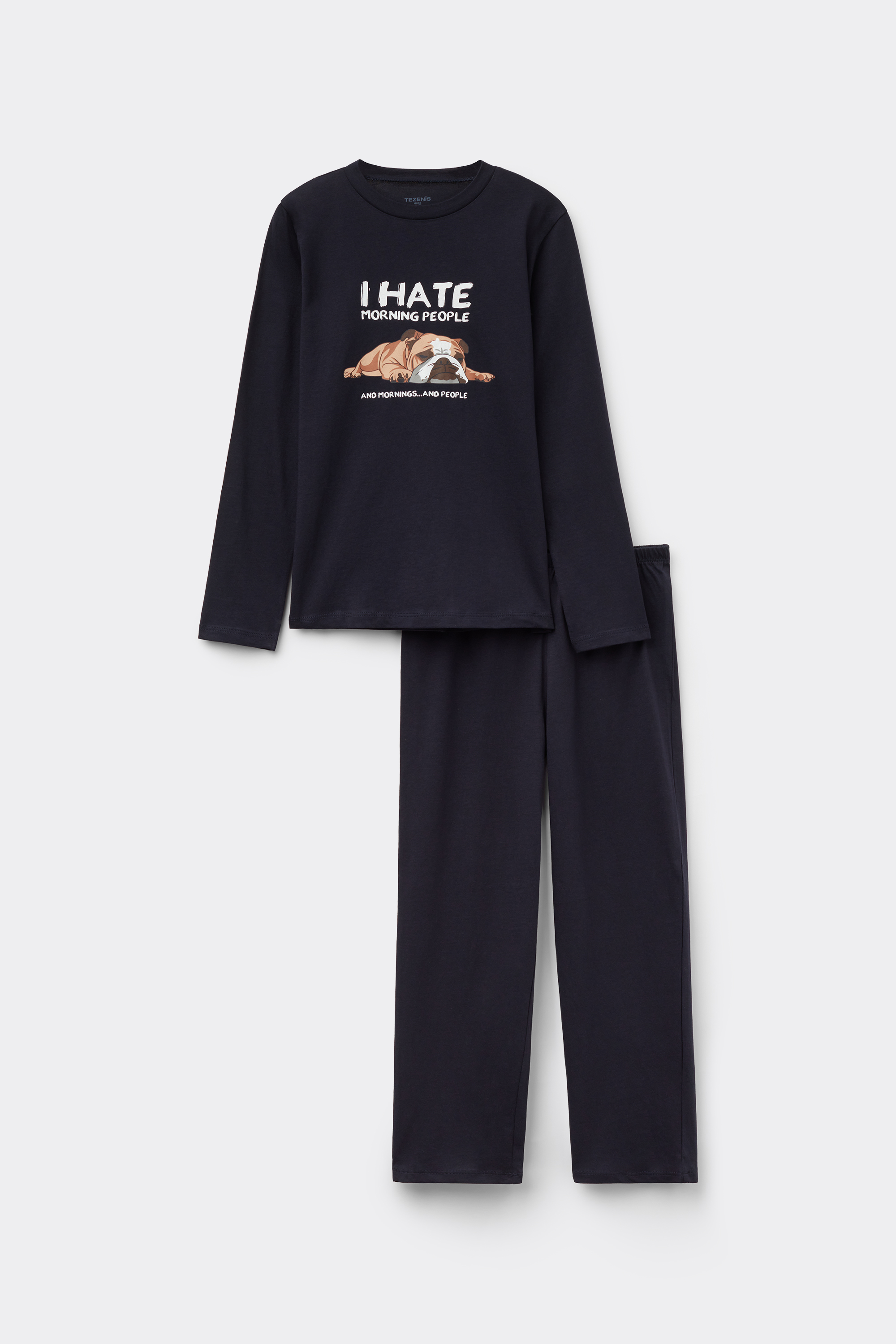 Pijama Largo Algod&oacute;n Ni&ntilde;o &laquo;Morning People&raquo;