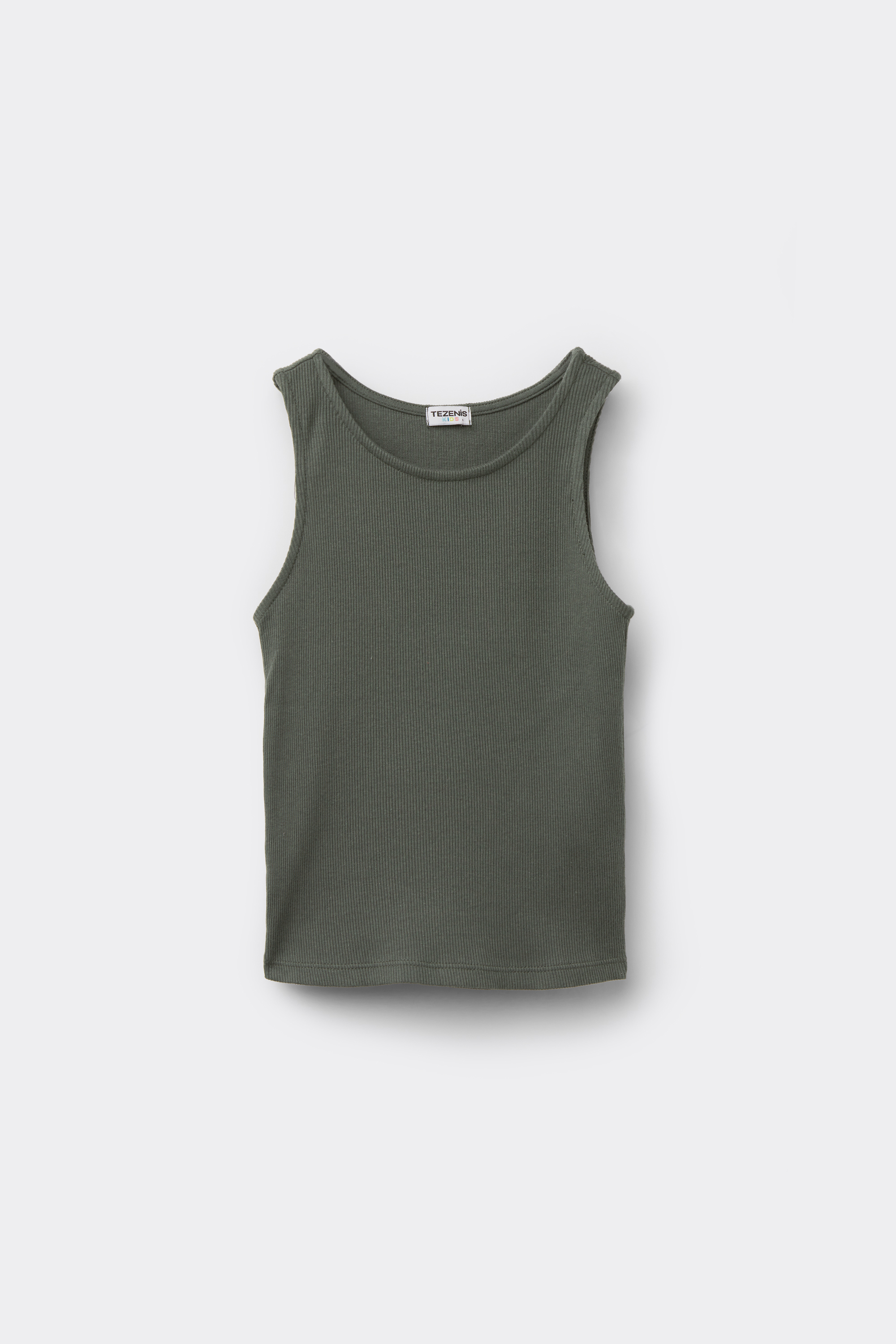 D&iacute;vč&iacute; Žebrovan&eacute; T&iacute;lko s &Scaron;irok&yacute;mi Ram&iacute;nky