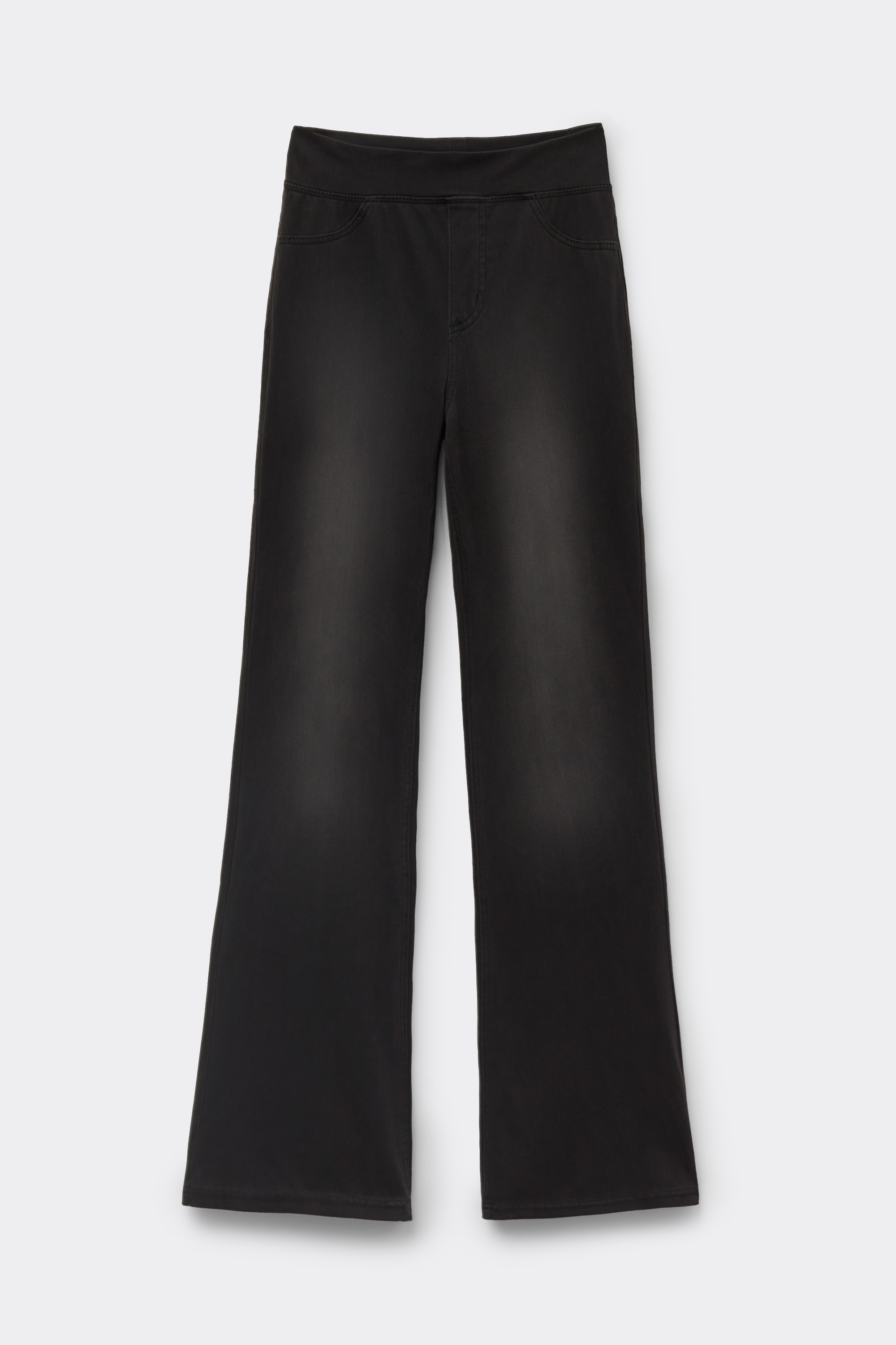 Soft Flex Denim Flare Pants