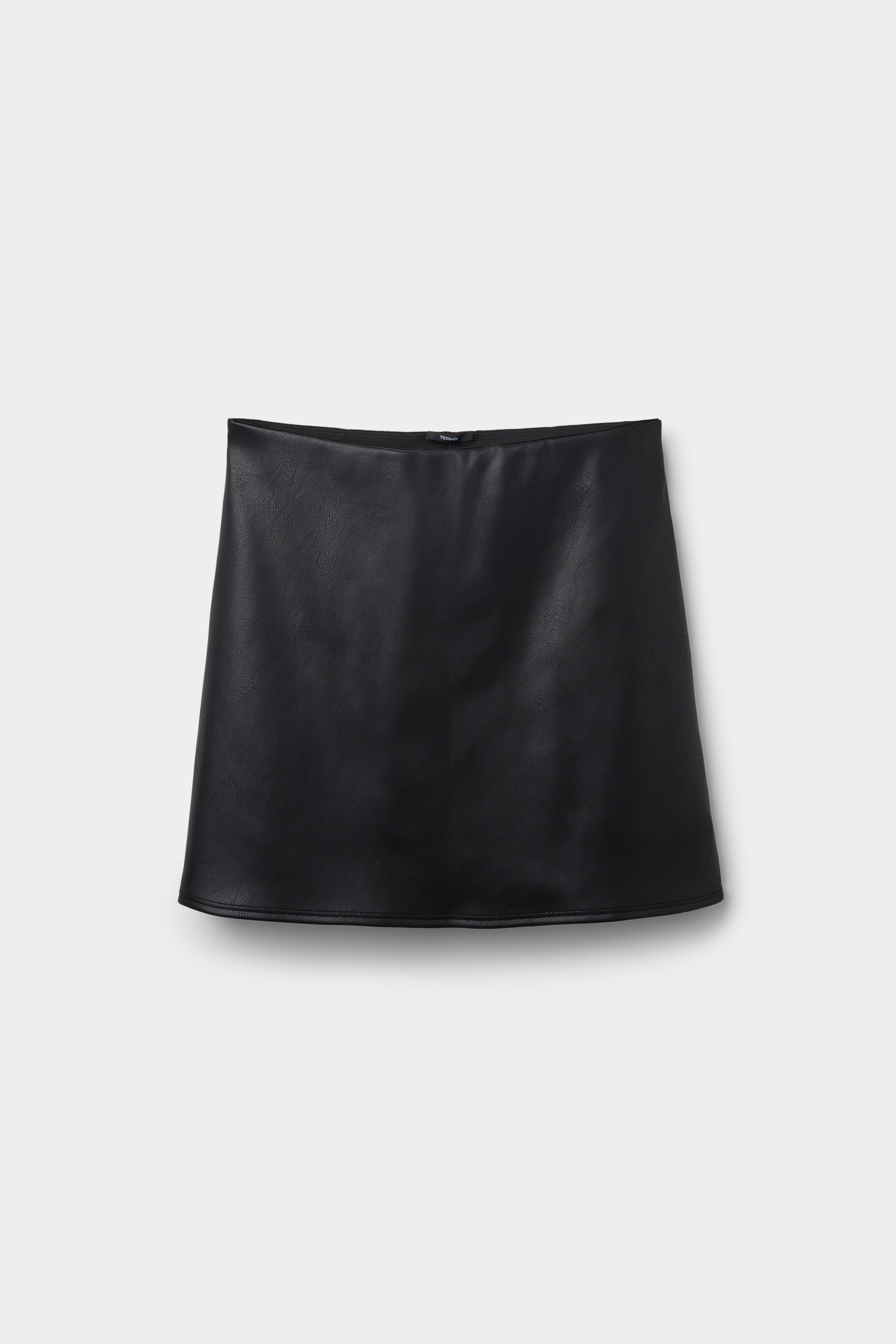 Leather-Effect Mini Skirt