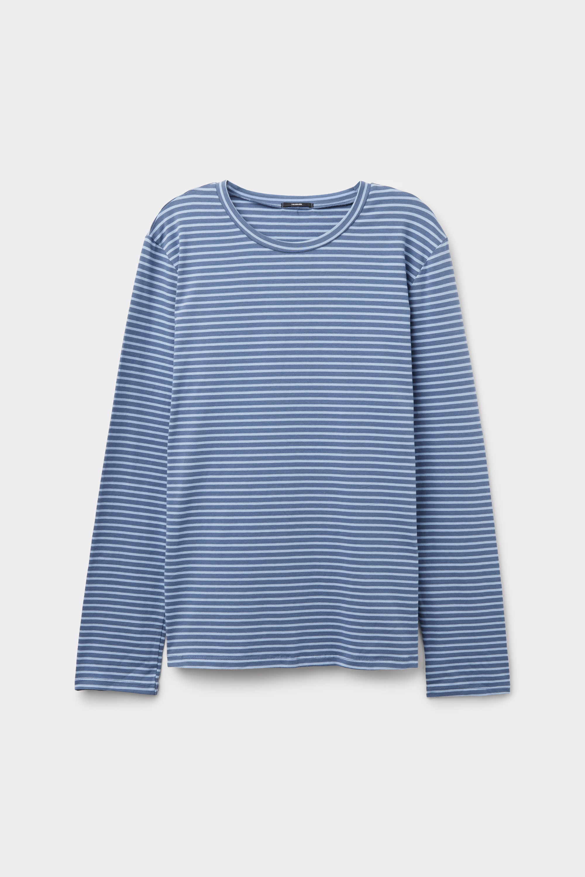 Long Sleeve Striped Cotton Top