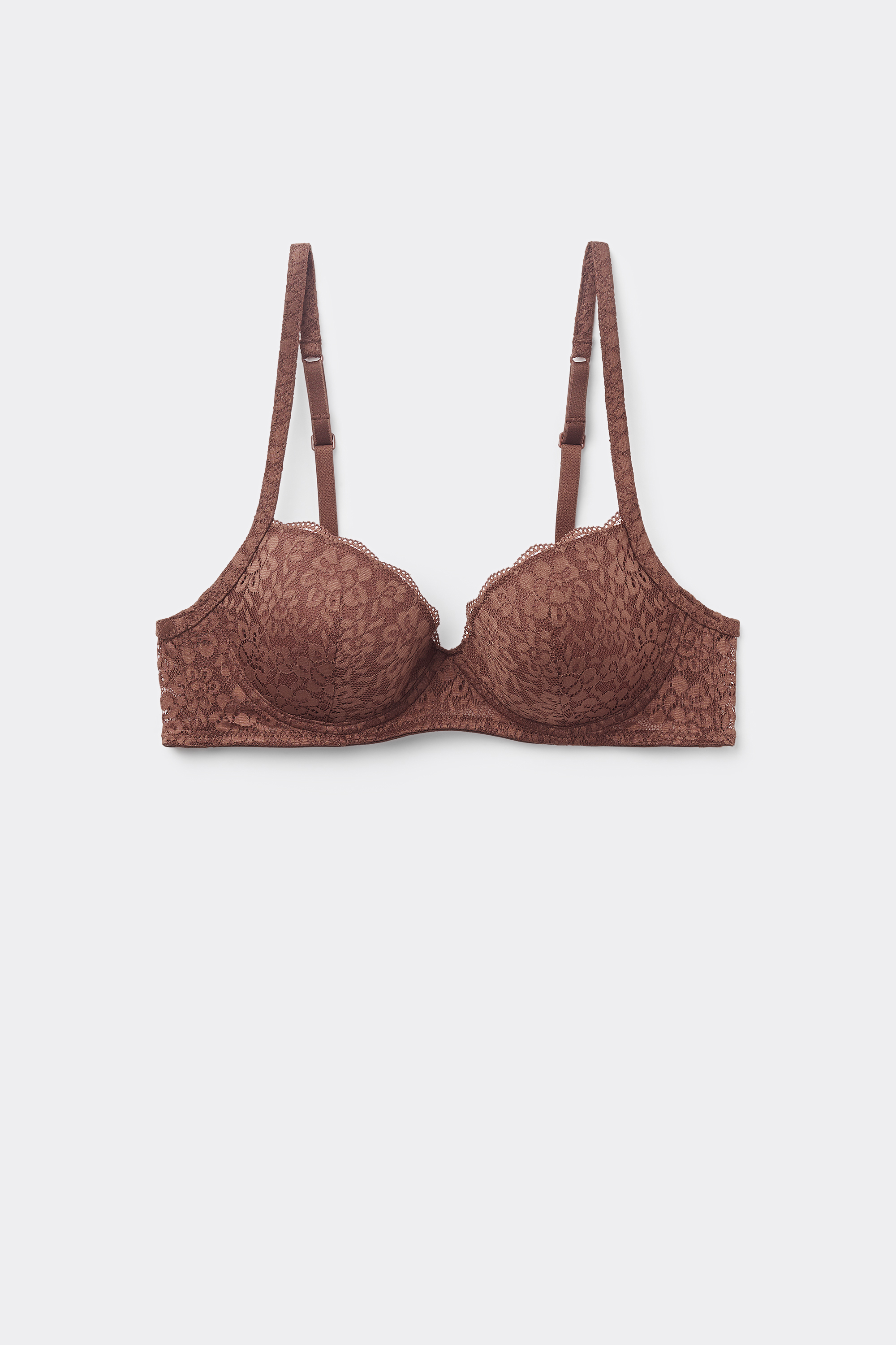 Wien Recycled Lace Lightly Padded Balconette Bra