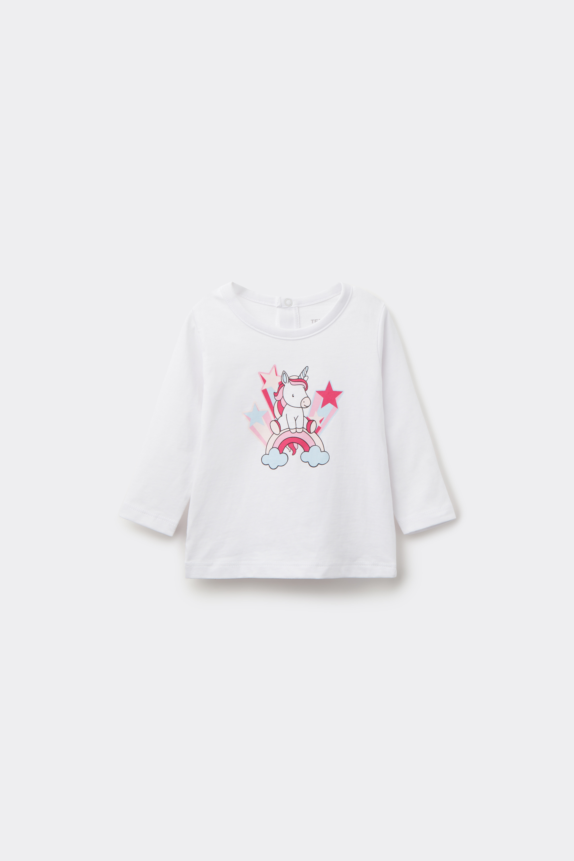 Baby Printed Cotton Long-Sleeved Top