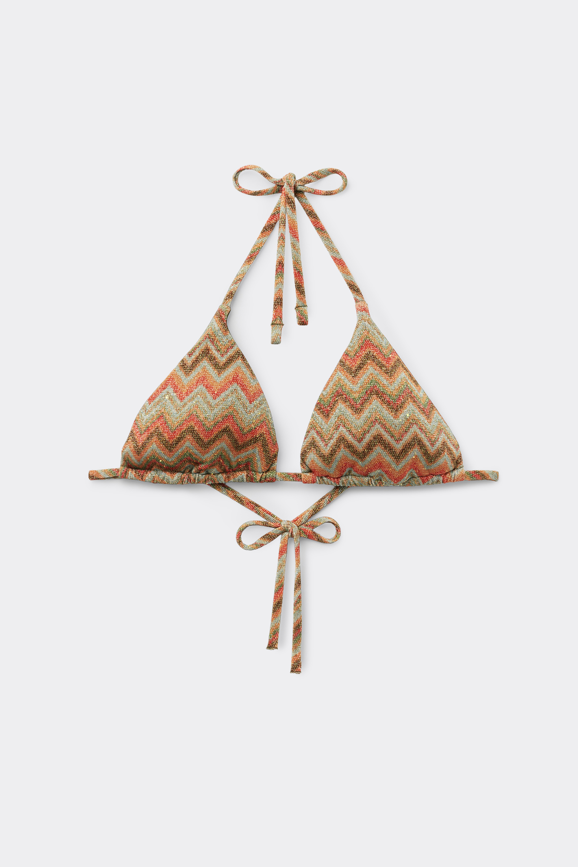 Triangel-Bikini mit herausnehmbaren Polstern Luxury Chevron
