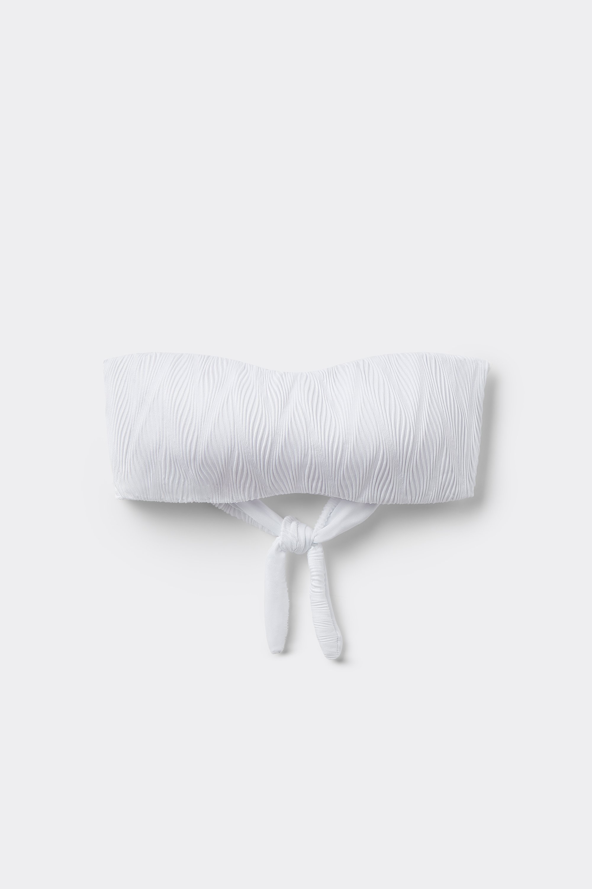 Timeless Chevron Bandeau Bikini Top with Removable Padding