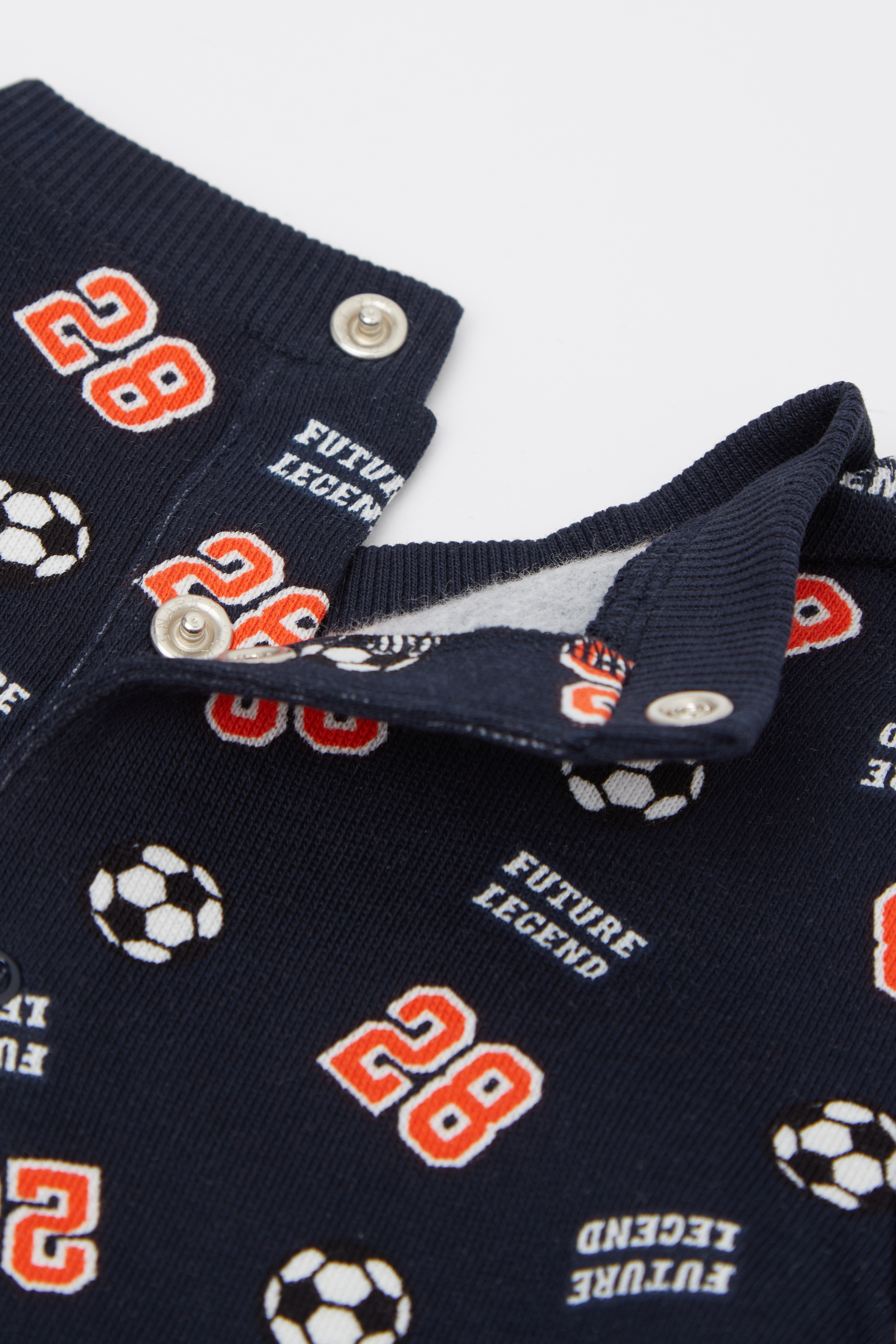 Baby Round Neck Printed Cotton Sweatshirt