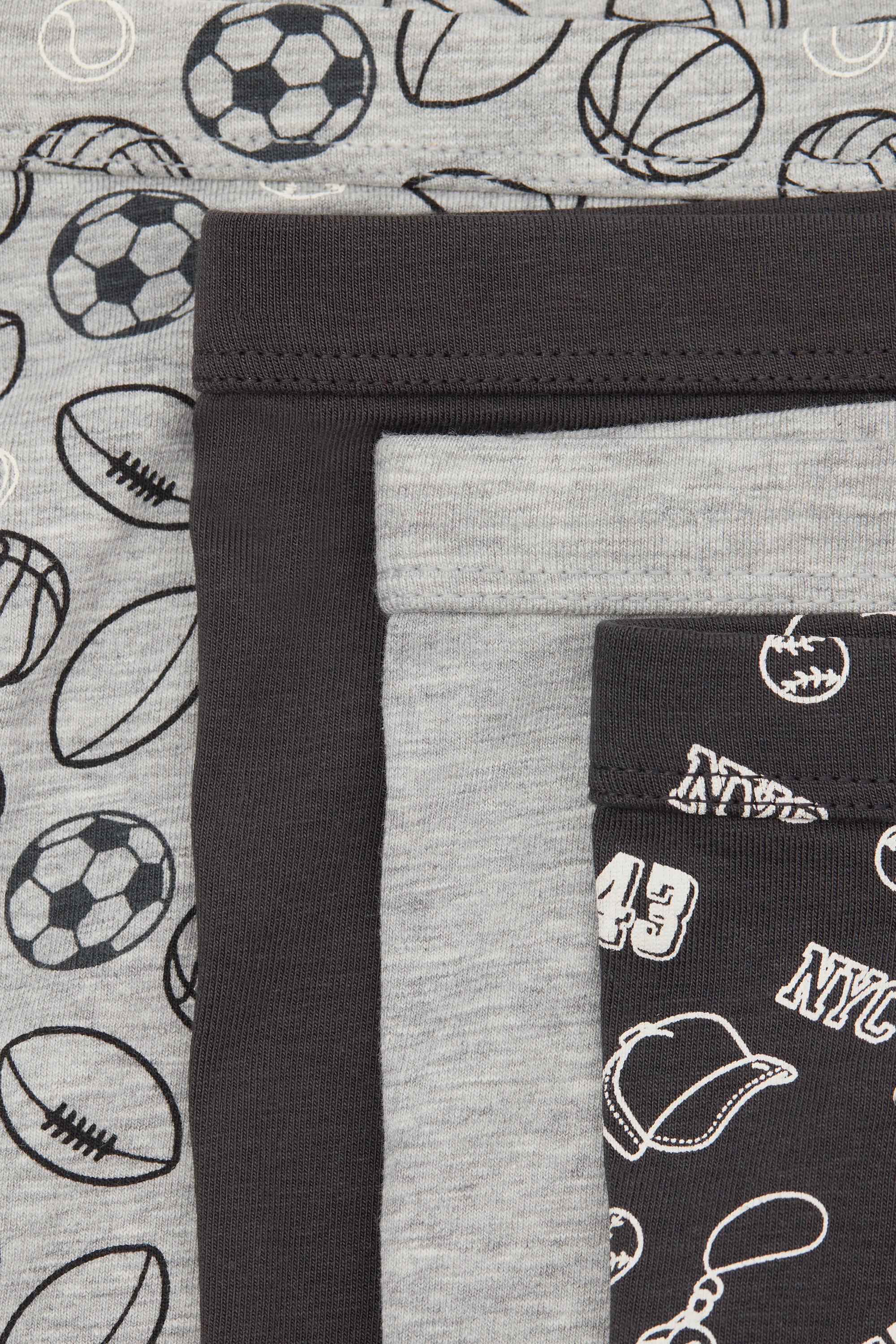 4 Parells B&ograve;xers Nen de Cot&oacute; Estampat