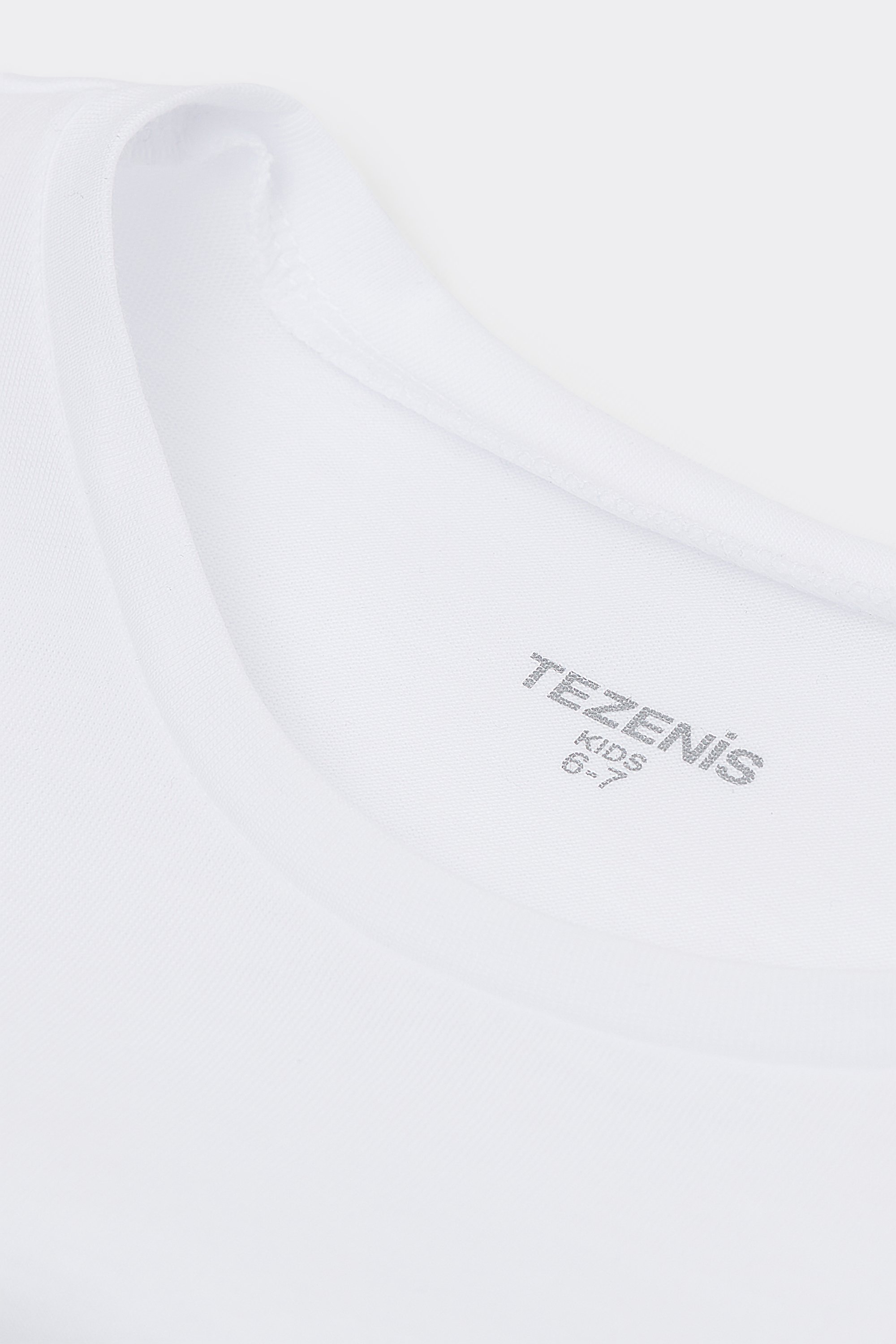 Unisex Kids&rsquo; 100% Cotton Basic T-shirt with Rounded Neck