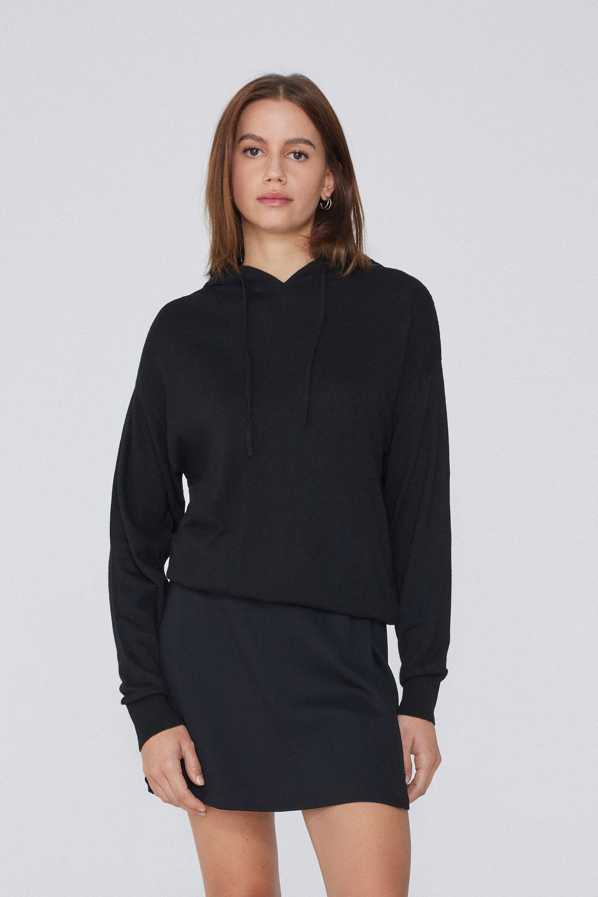 Светр із Капюшоном Щільний Вовна