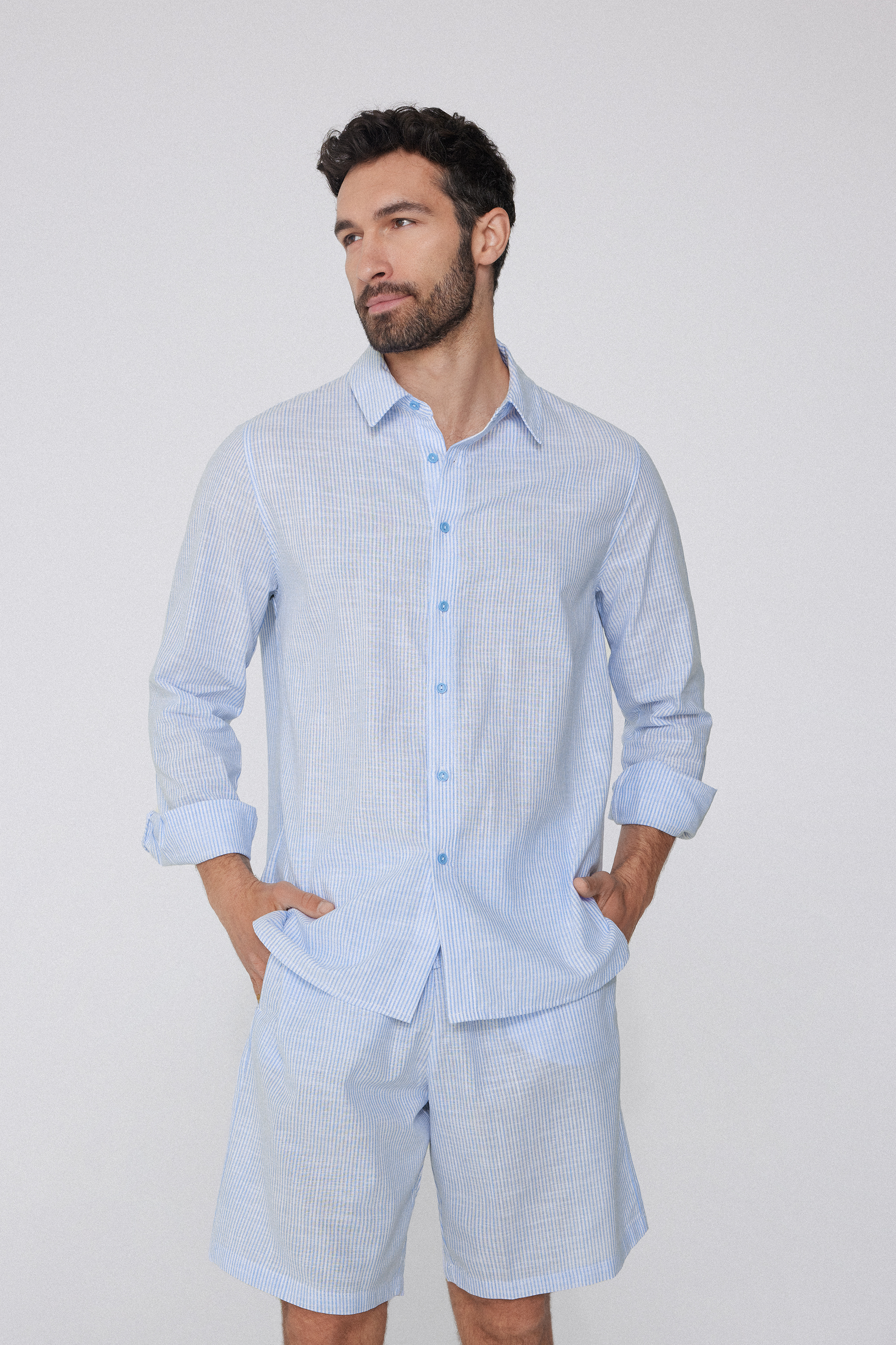 Super Light Long Sleeve Cotton Shirt