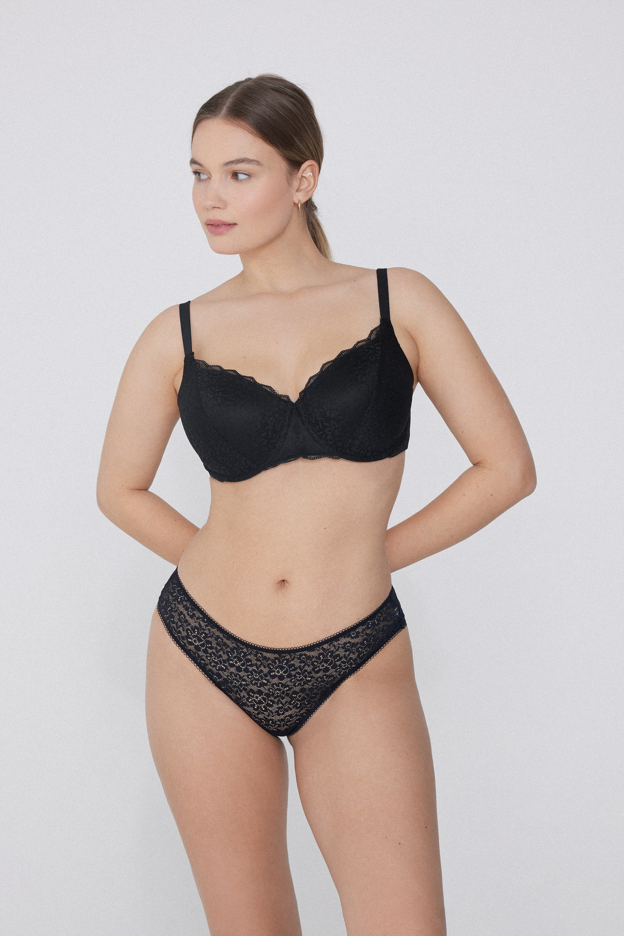 Prague Full Cover Recycled Lace Balconette Bra