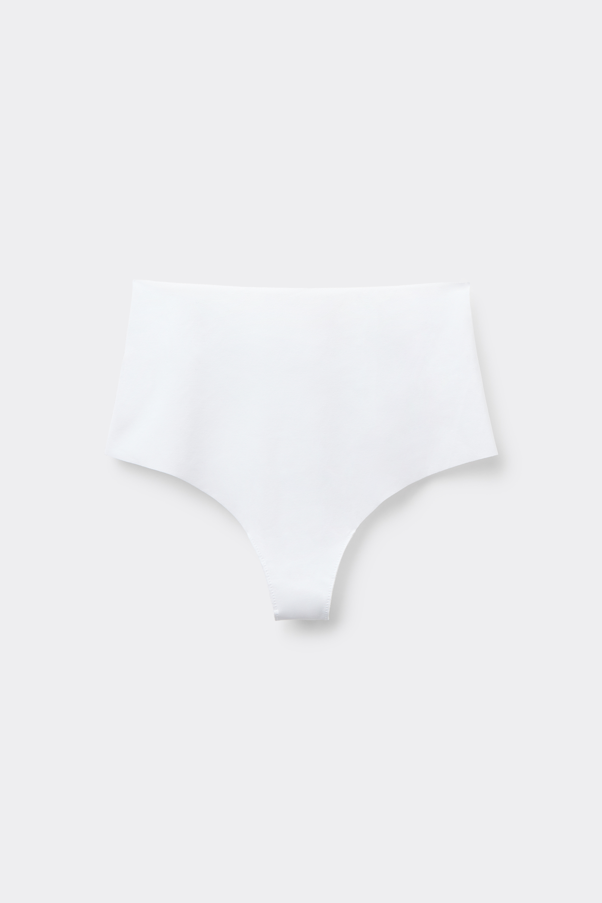 Recycled Microfiber High-Waisted Laser-Cut Brazilian Panties