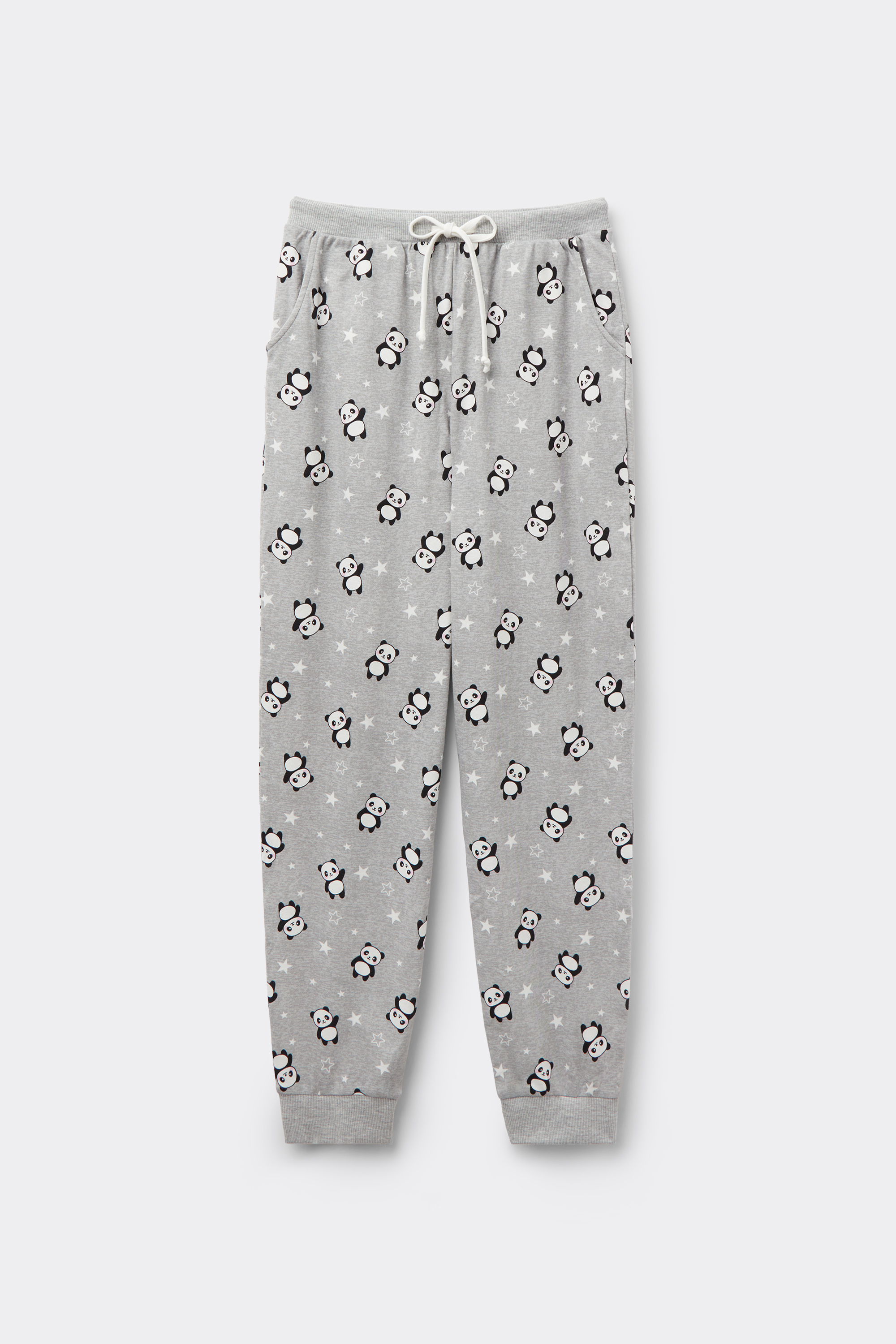 Printed Heavy Cotton Jogger Pants
