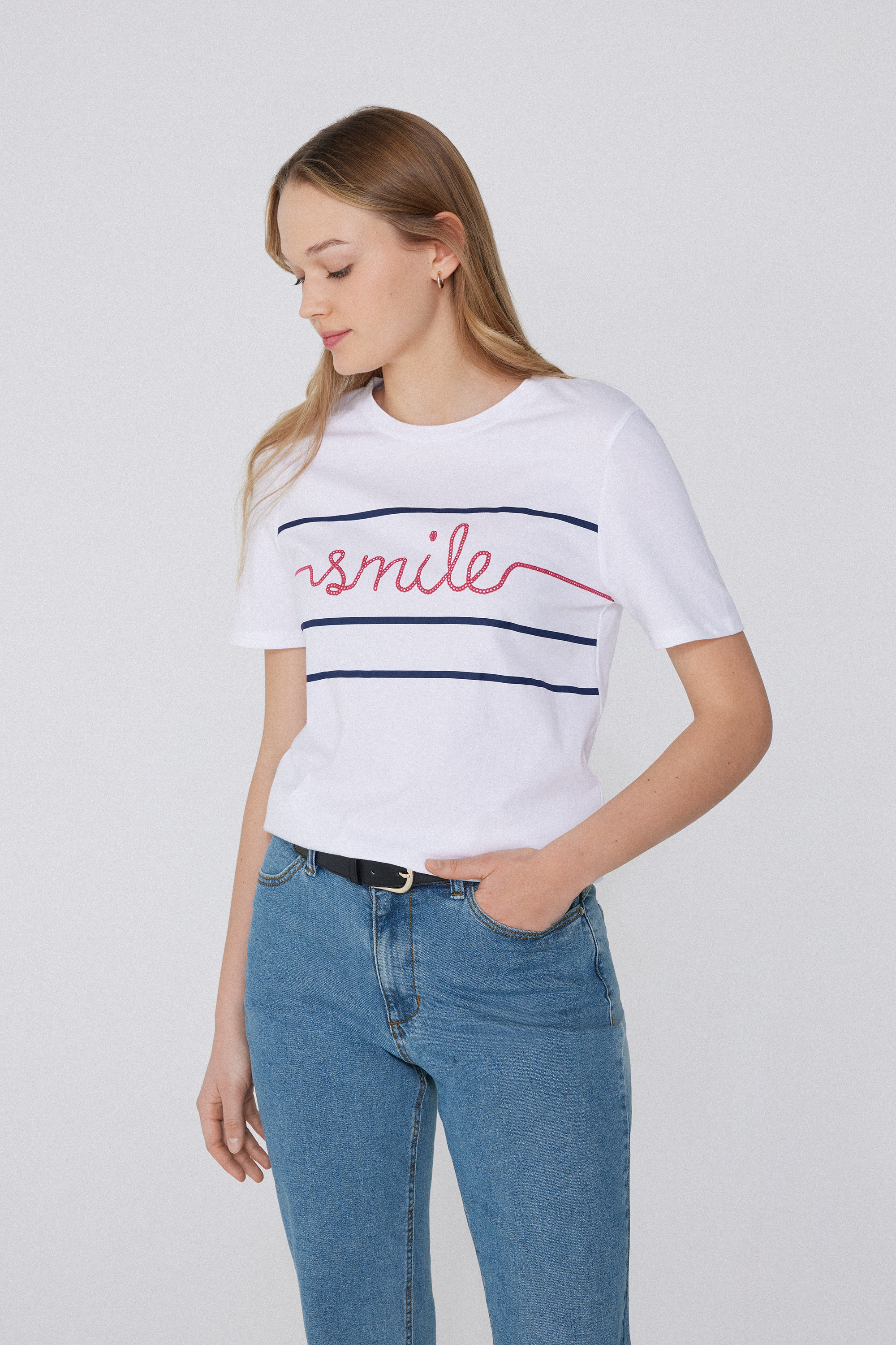 Printed Cotton T-Shirt