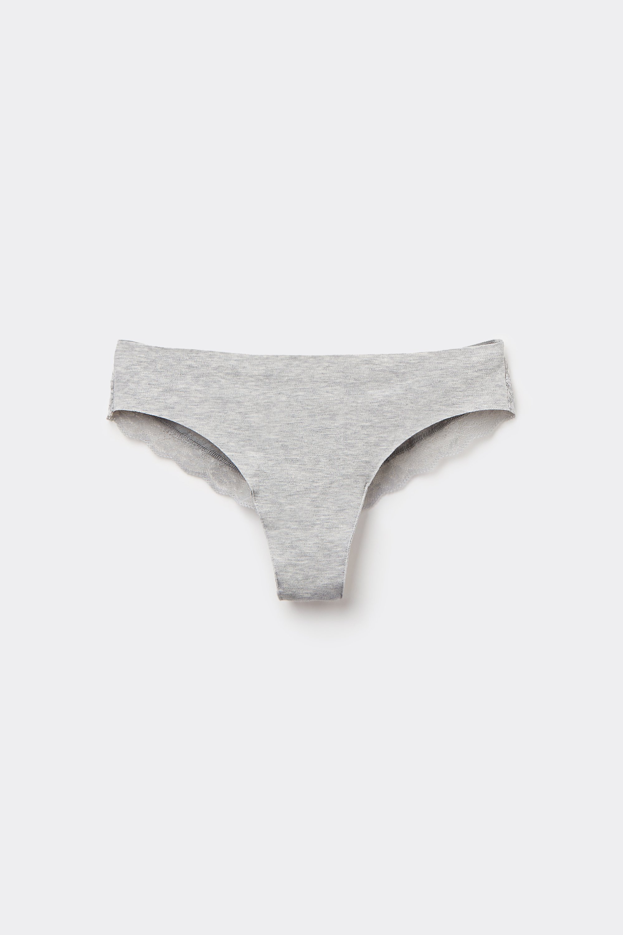 Laser Cut Organic Cotton and Recycled Lace Brazilian Briefs