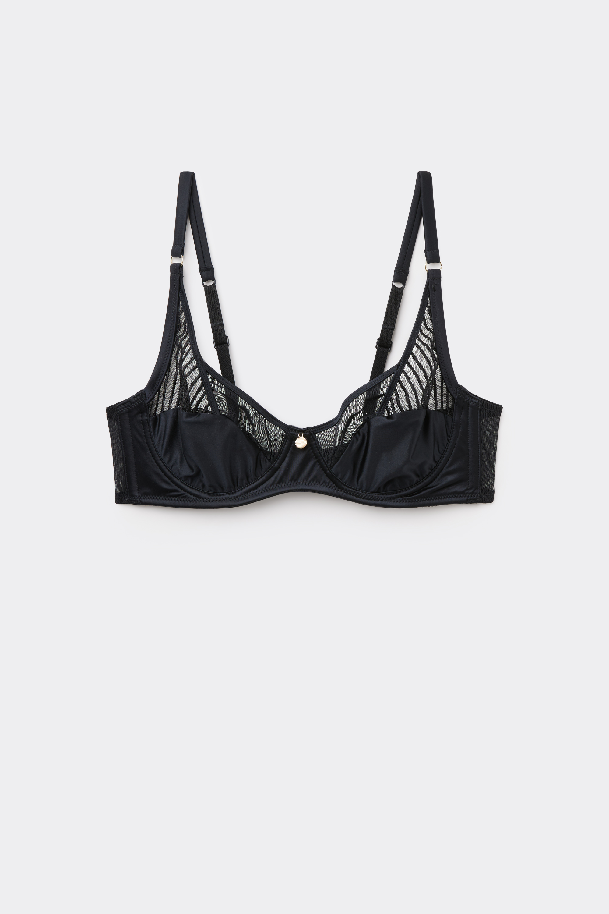 Paris Sheer Lines Balconette Bra
